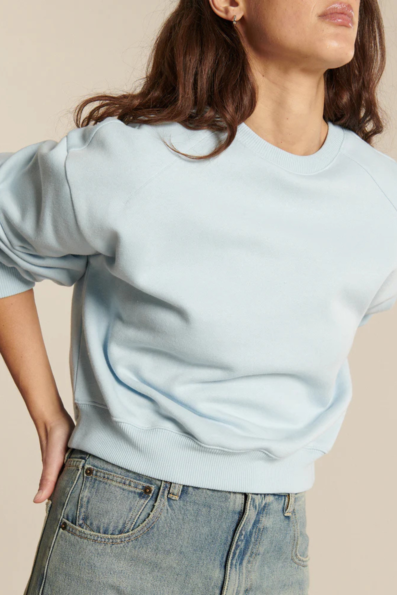 COLLEGE SWEATER - ICE