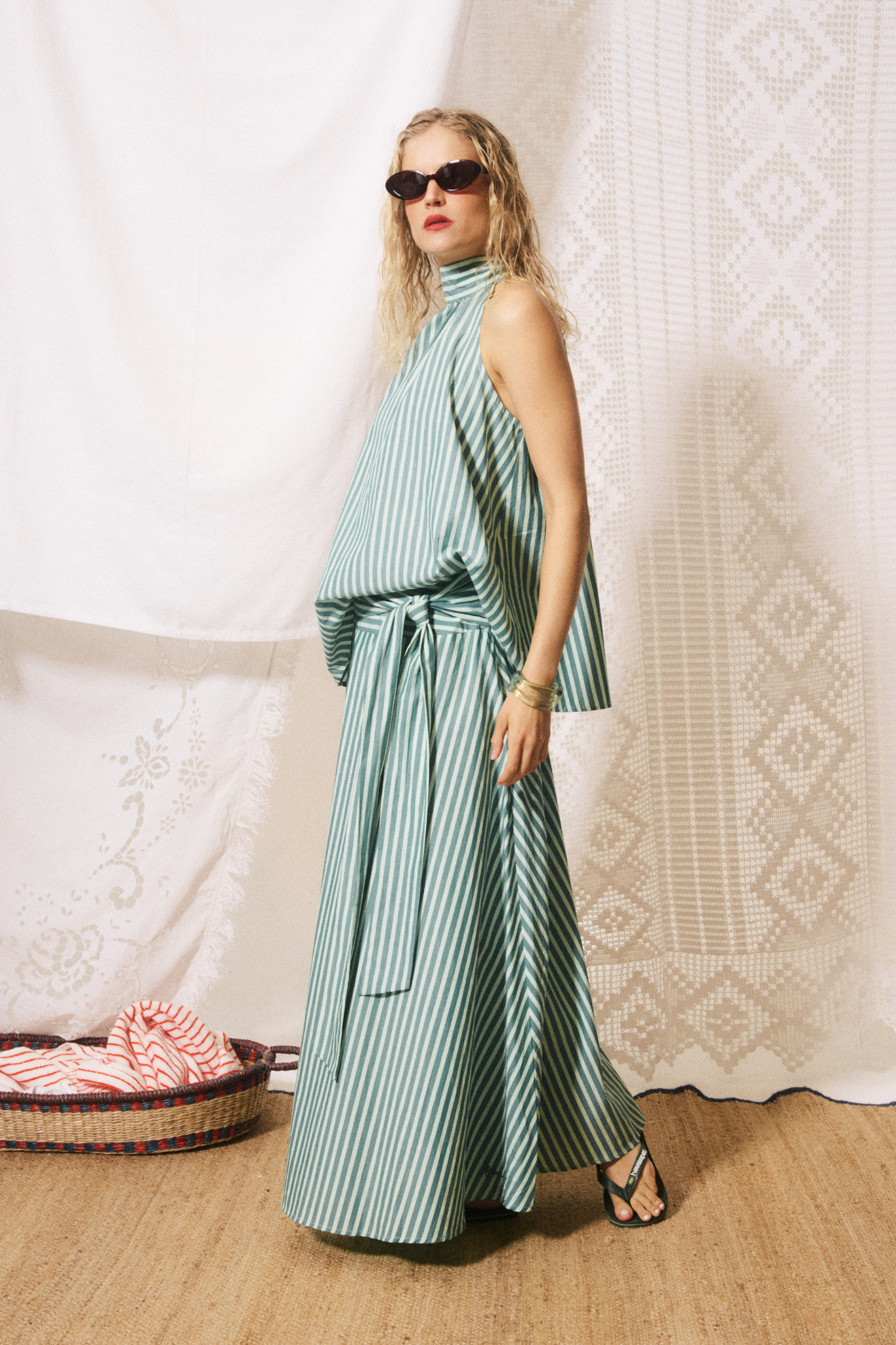 CARMINE SKIRT - VERT RIVAGE
