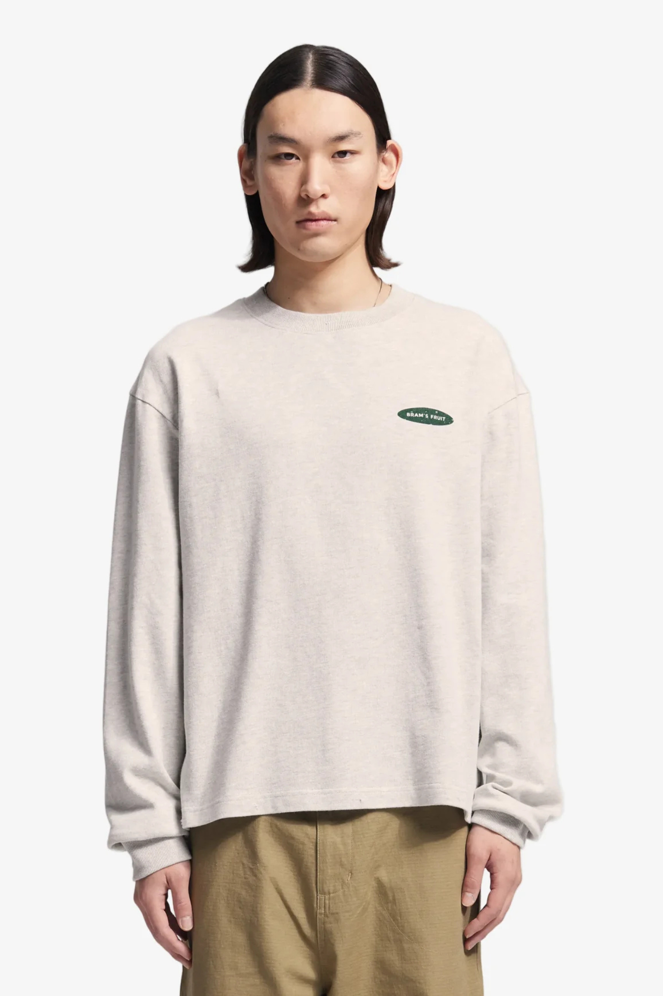 DISTRESSED F*CK OFF I'M GARDENING LONGSLEEVE - GREY MELANGE
