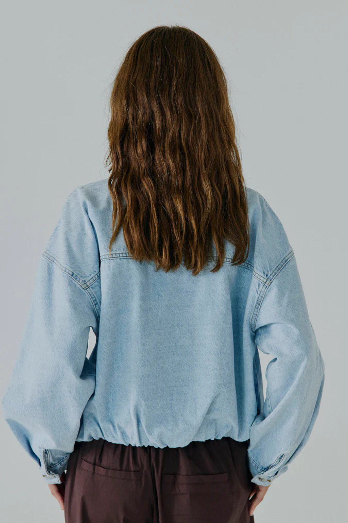 MIE DENIM JACKET - LIGHT BLUE WASH