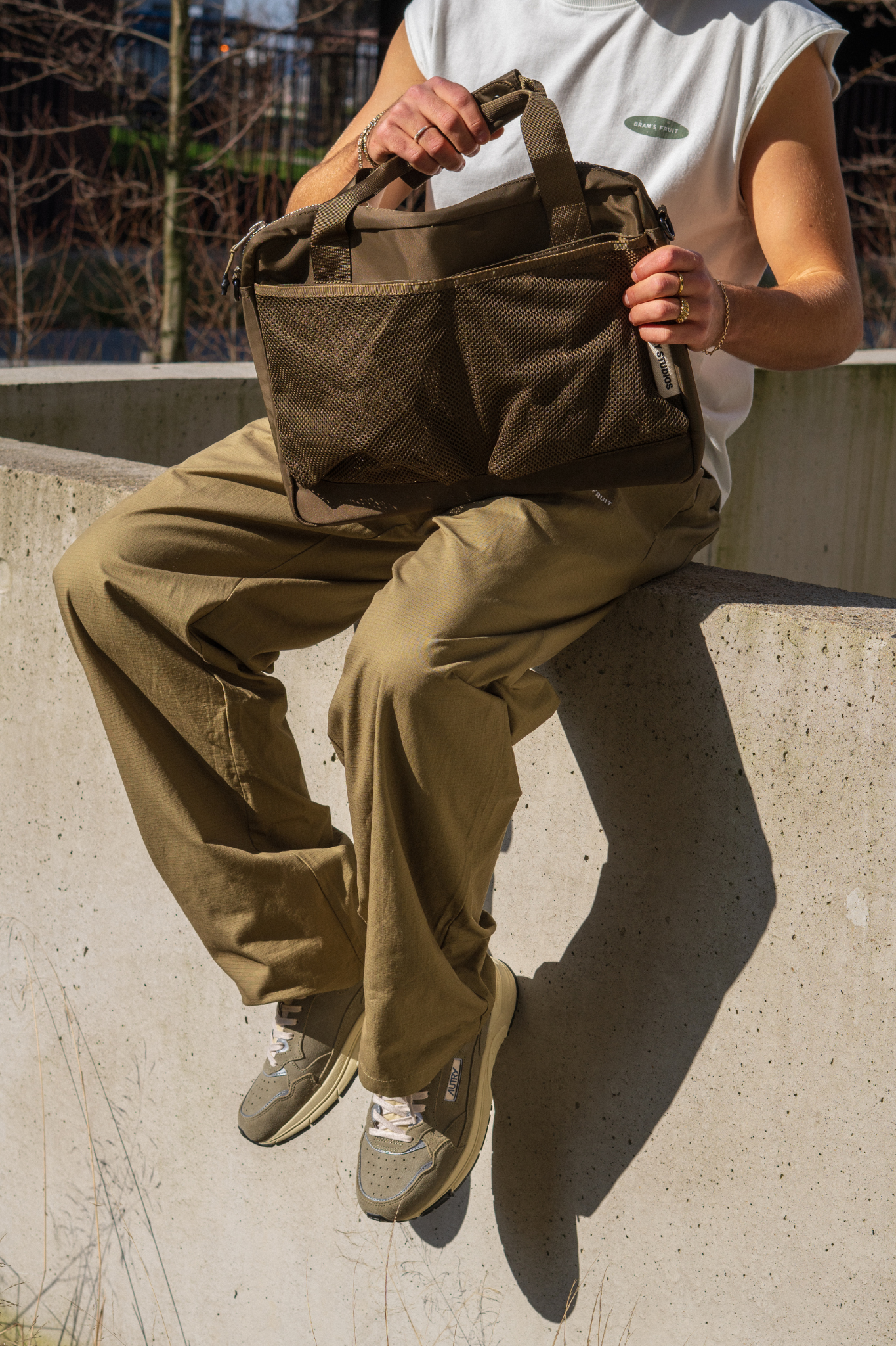 BRIEFCASE - ARMY GREEN