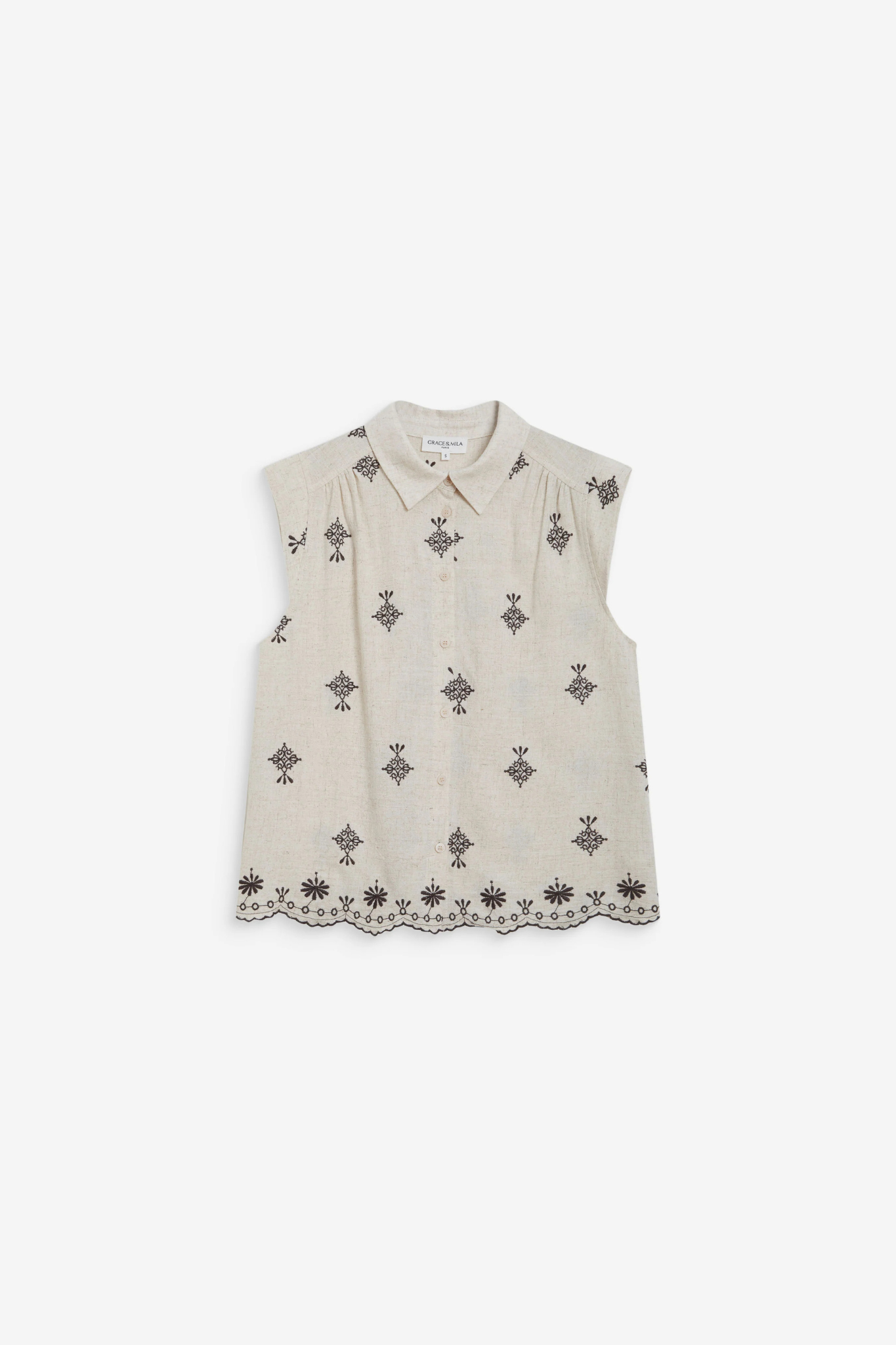 WISENNA SHIRT - CHOCOLAT