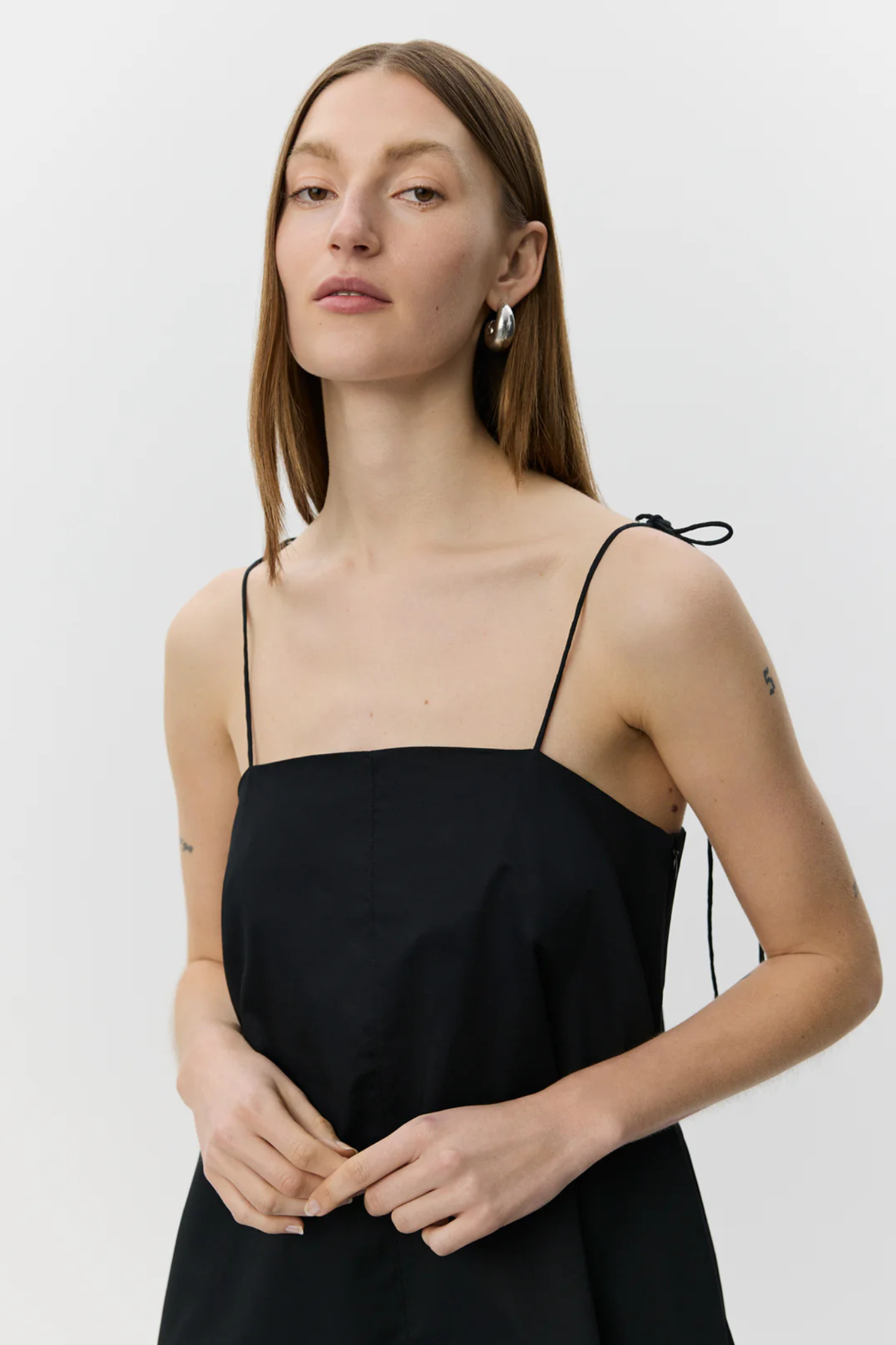 ANAYA SHAPE MINI DRESS - BLACK