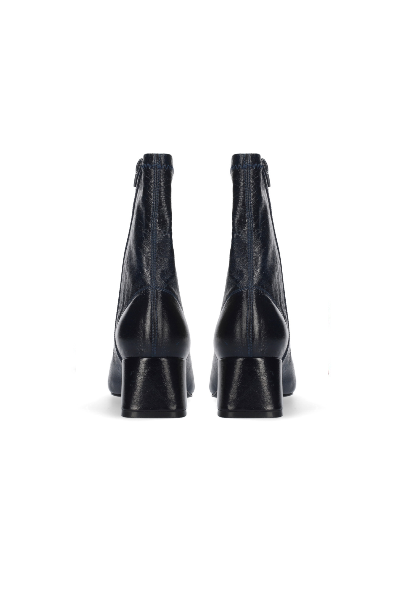 EDNA BOOTS - NAVY BLUE