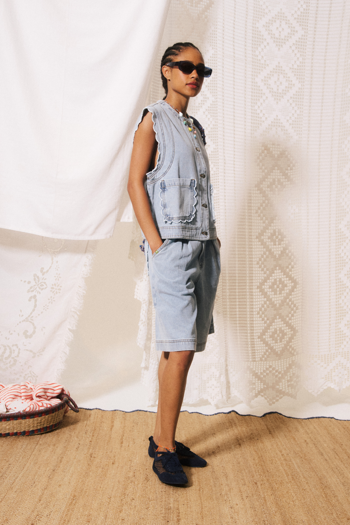 LILLO VEST - BLEU JEAN
