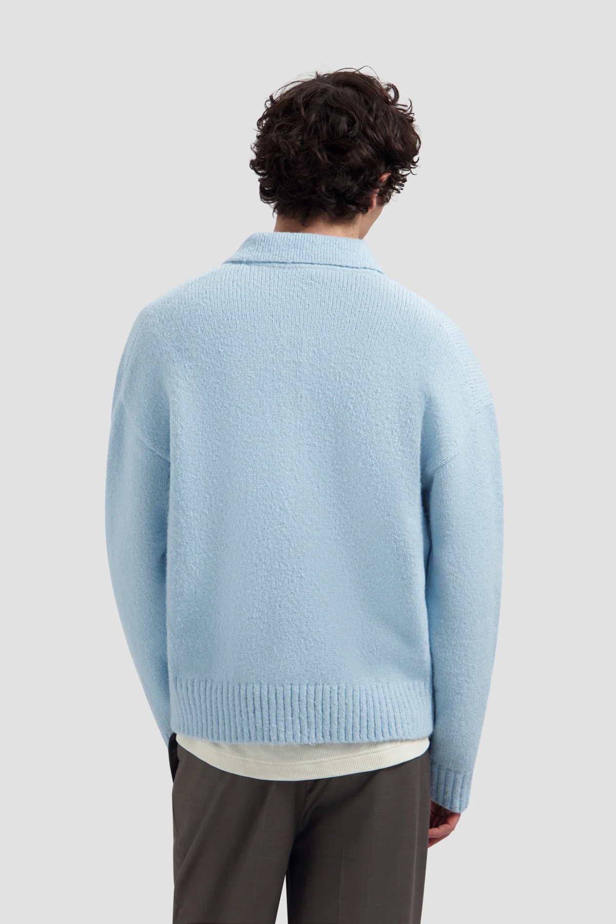 OVERSIZED KNITTED POLO - WINDSURFER
