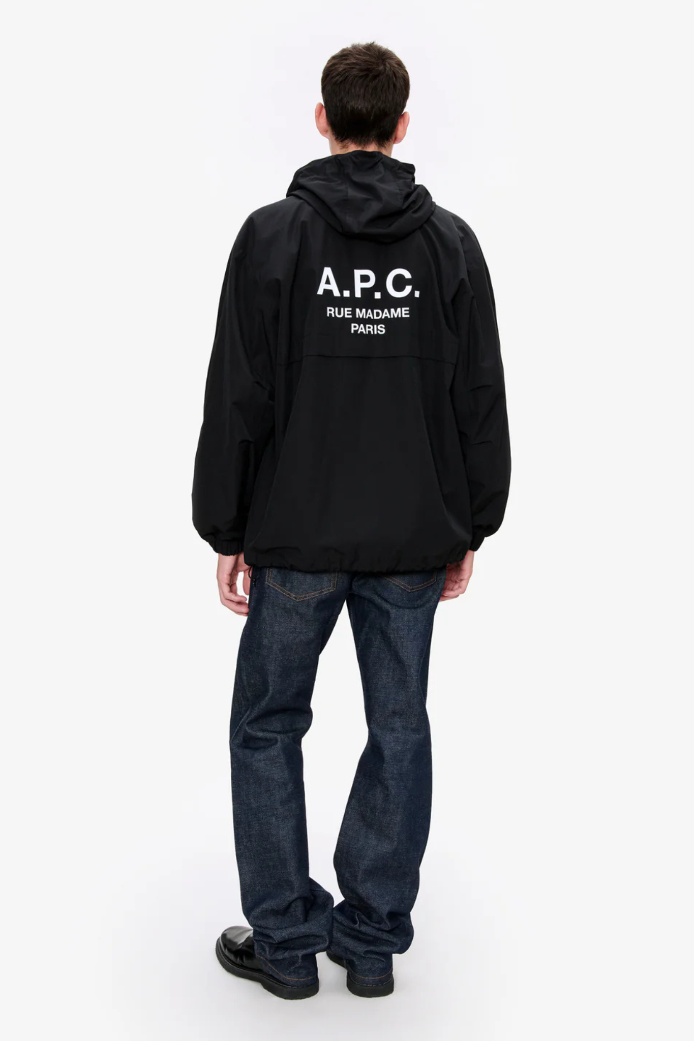 IGGY WINDBREAKER JACKET - BLACK