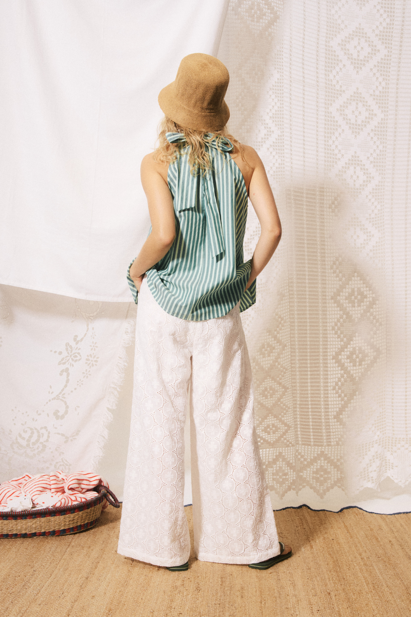 CRESCENZO TOP - VERT RIVAGE