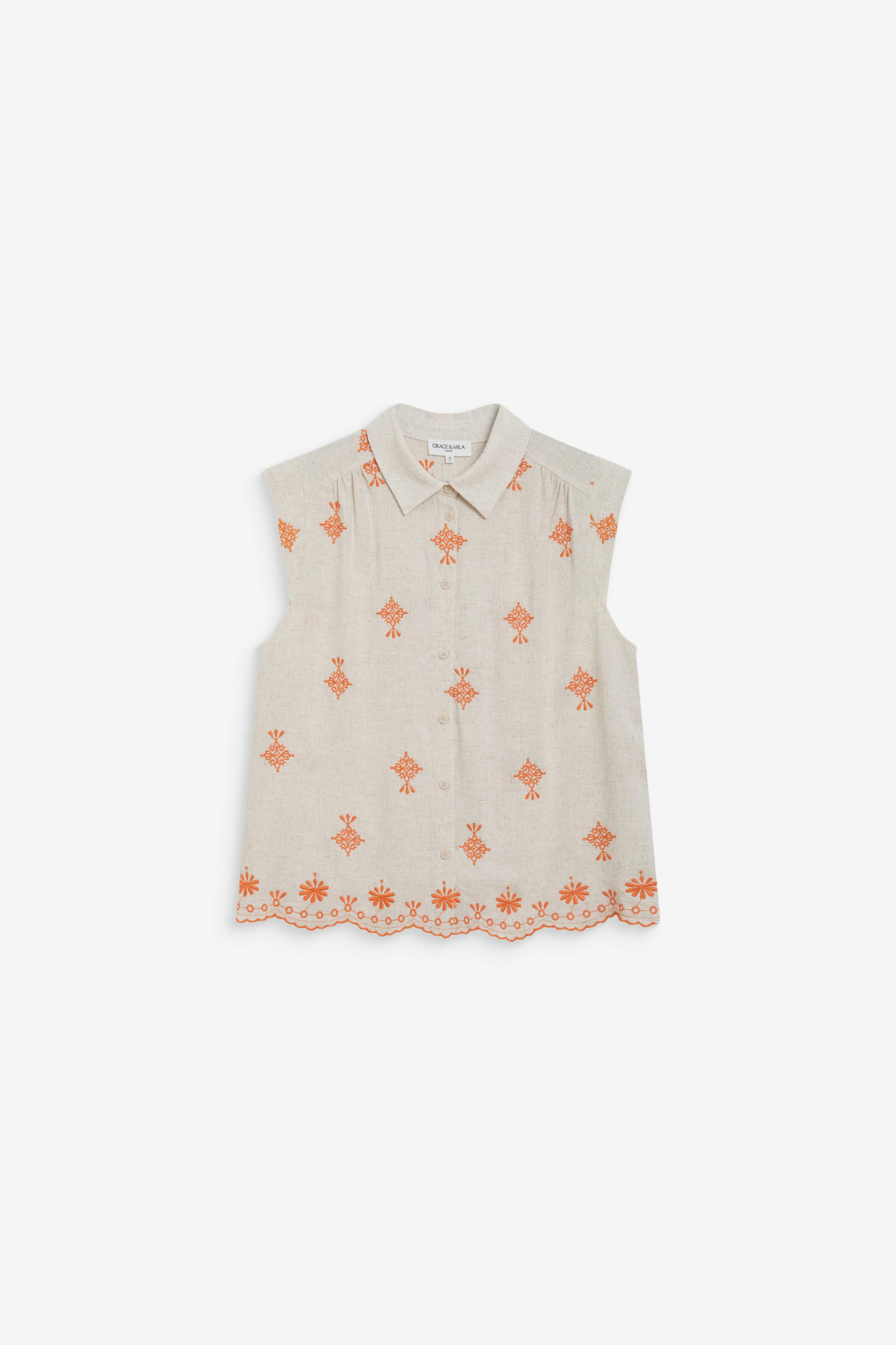 WISENNA SHIRT - ORANGE