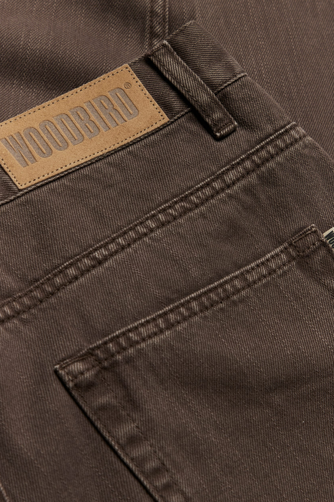 LEROY BROWN JEANS - WASHED BROWN