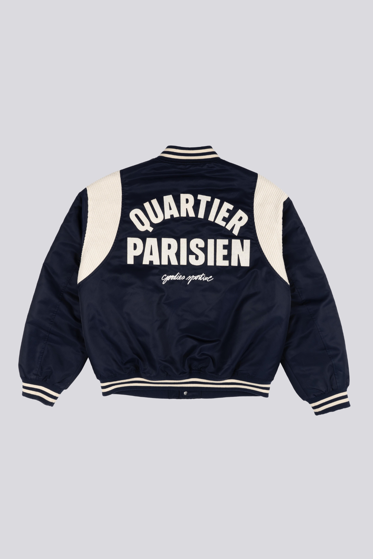 QUARTIR PARISIEN BOMBER JACKET - DARK BLUE