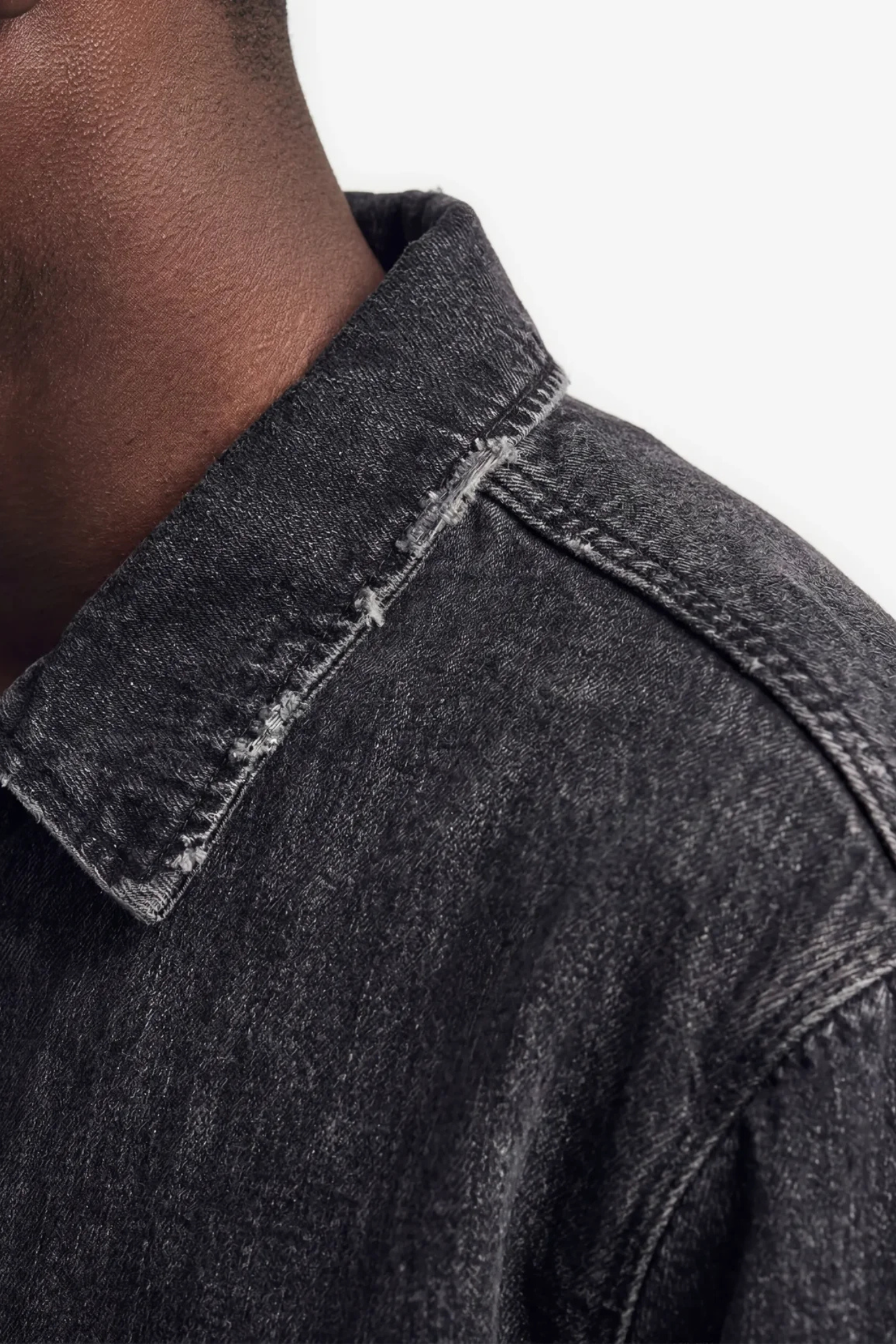 DENIM JACKET - WASHED BLACK