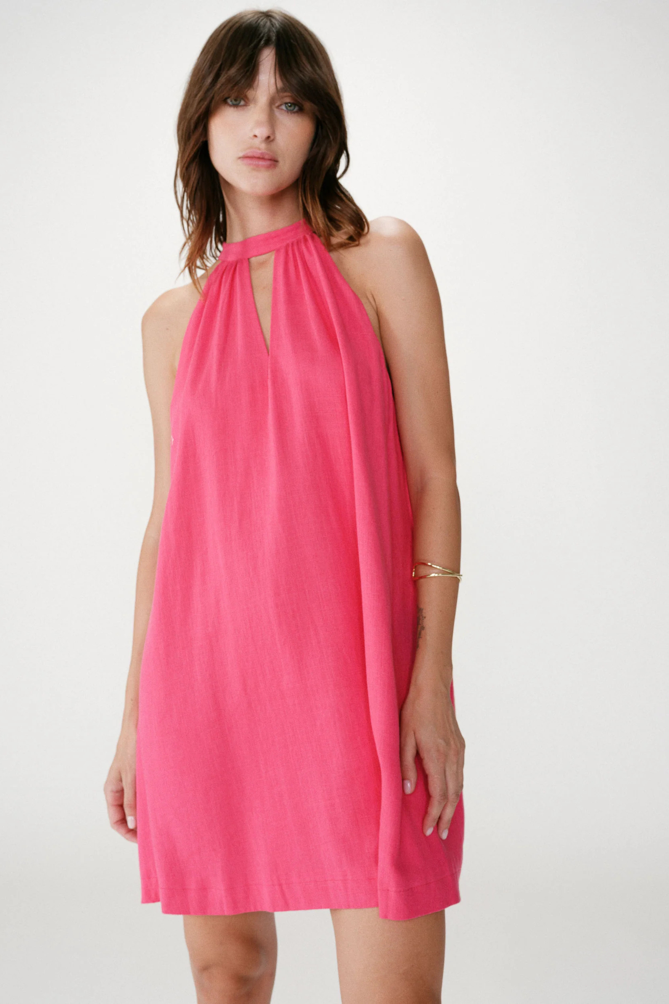WHOLA DRESS - FUCHSIA