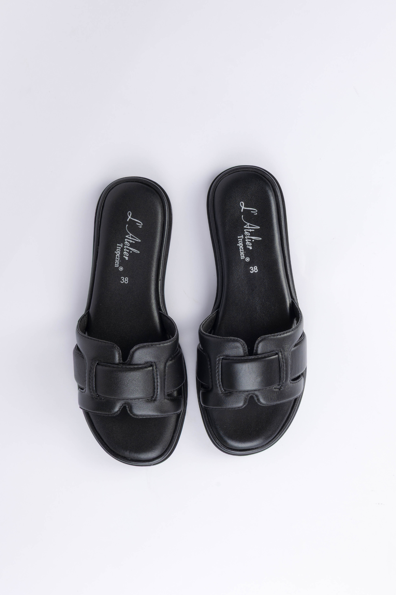 CHARLIE SANDALS - BLACK