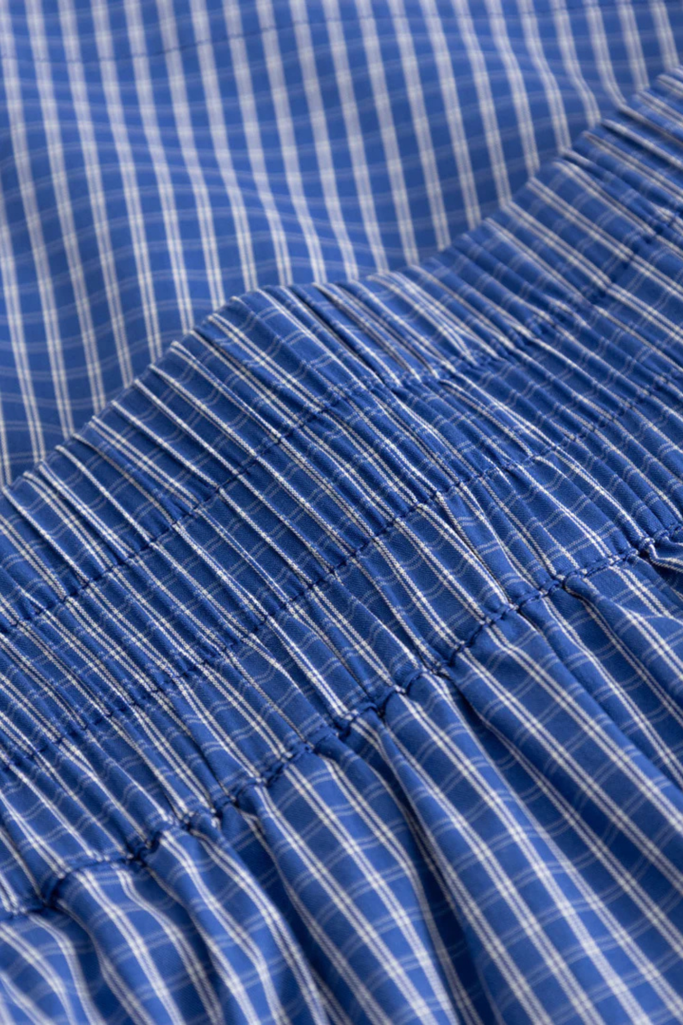 MARIAN MW SHORTS - DAVY BLUE CHECK