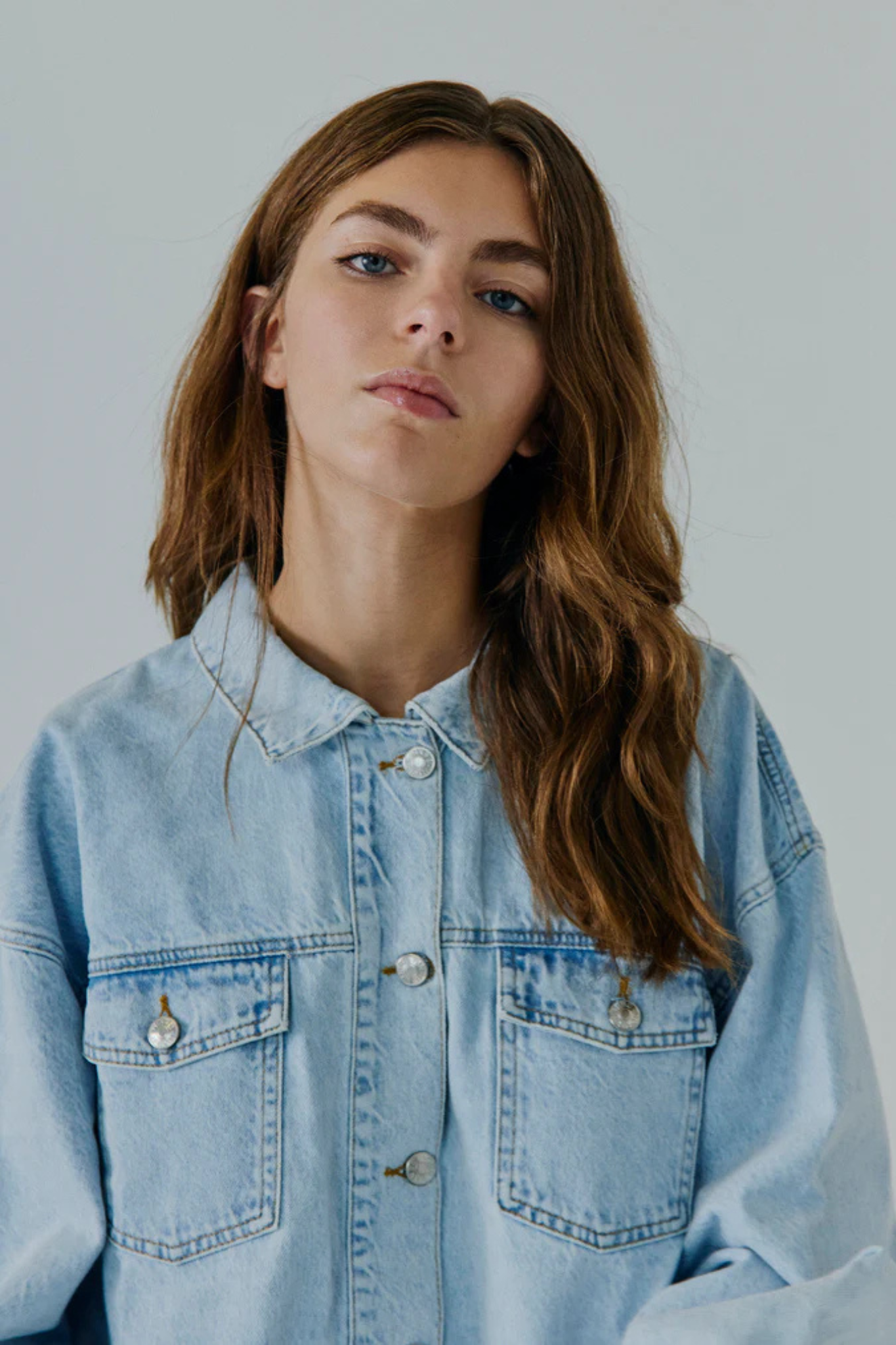 MIE DENIM JACKET - LIGHT BLUE WASH