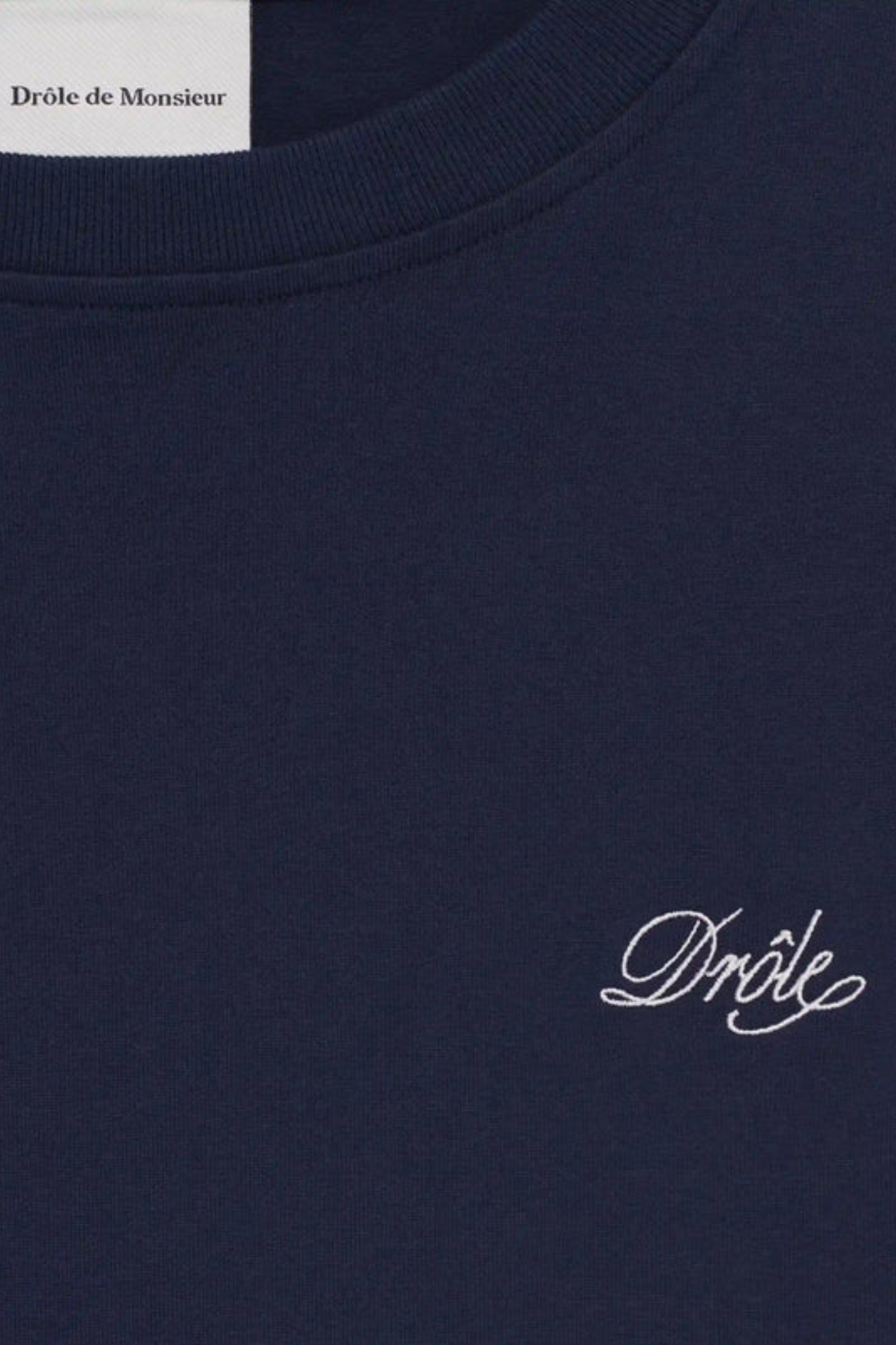 DRÔLE BELISSIMA LONGSLEEVE T-SHIRT - NAVY