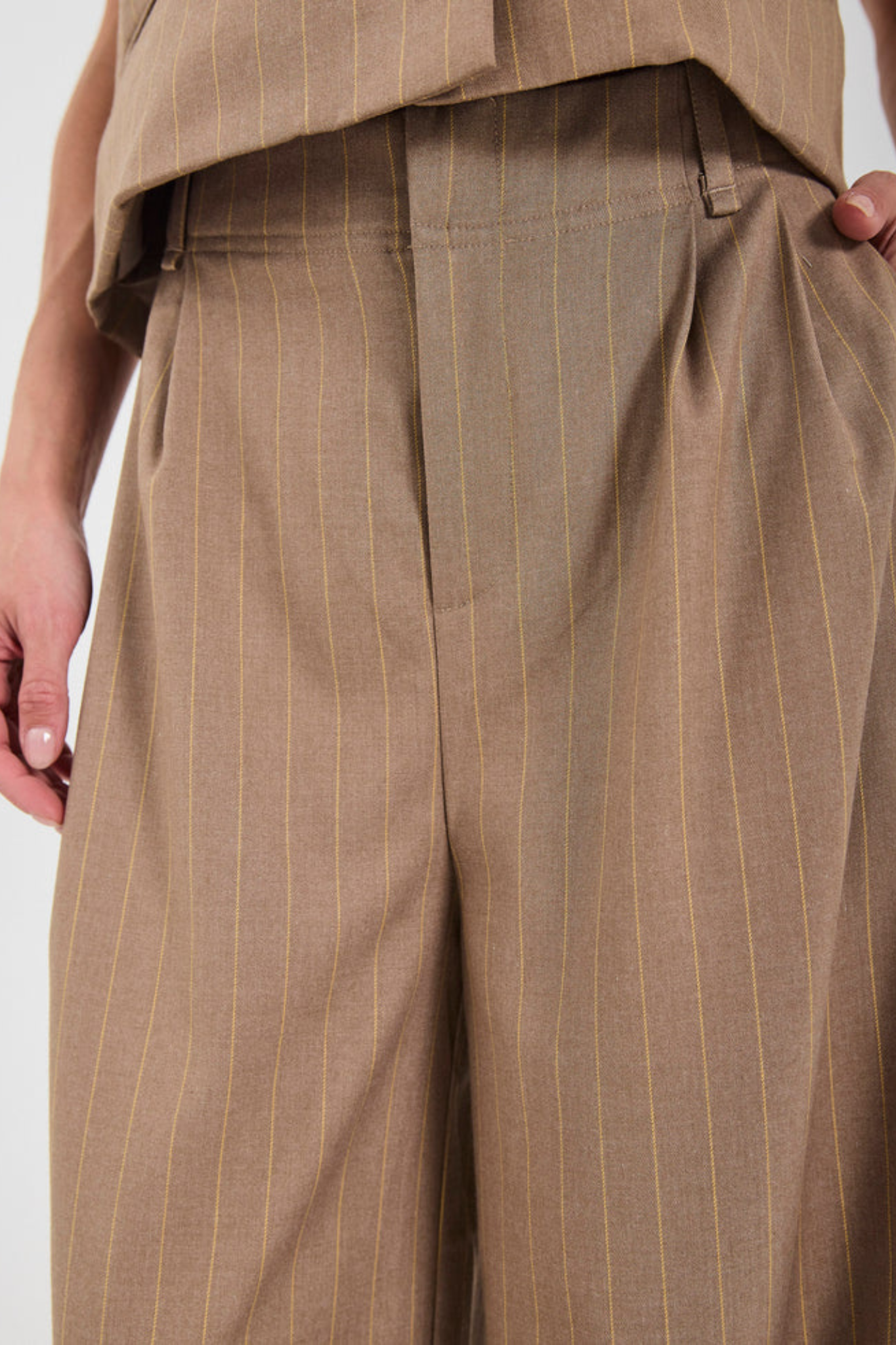 NOVIA PANTS - YELLOW STRIPE