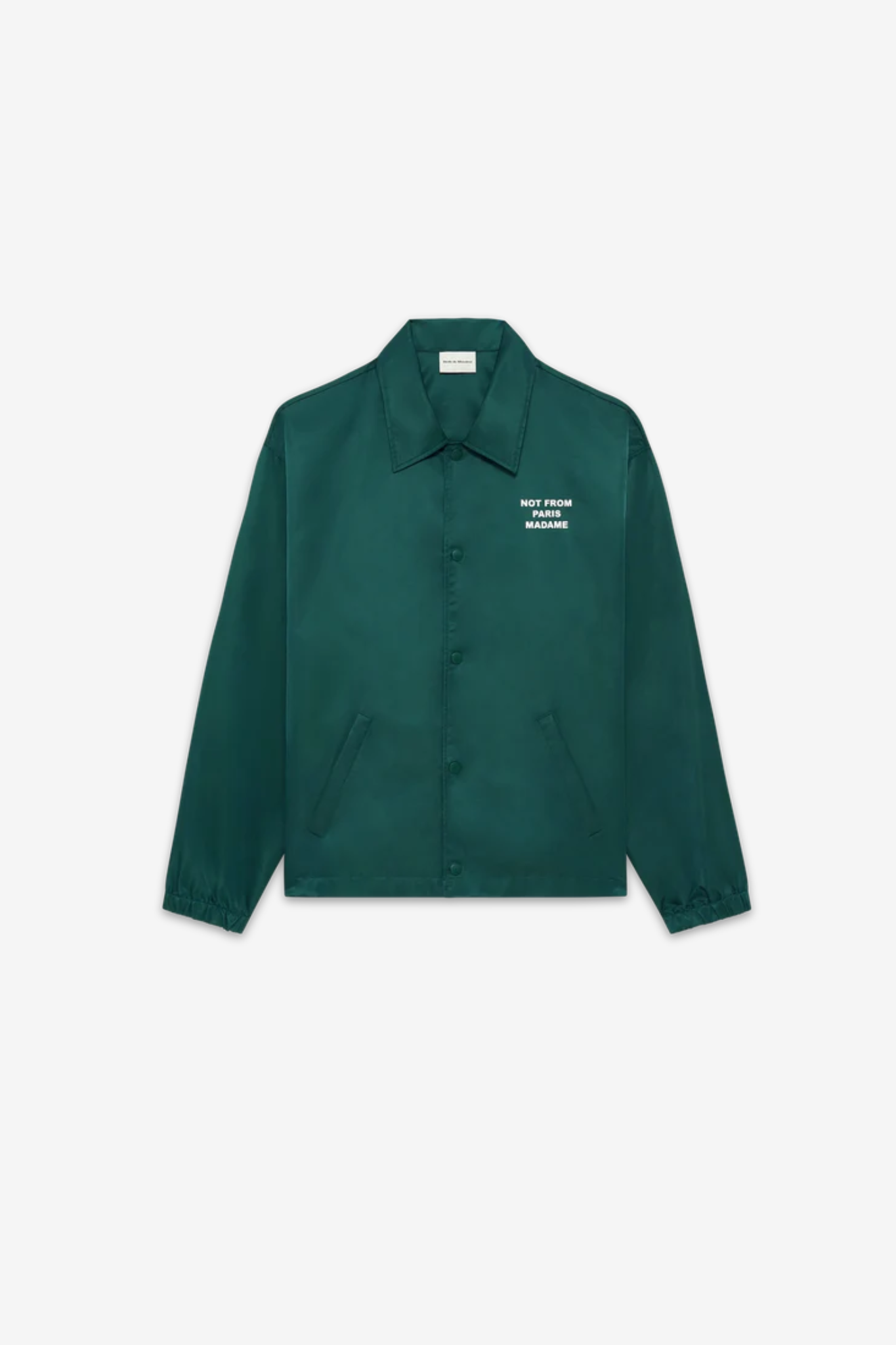 LA VESTE SLOGAN - DARK GREEN