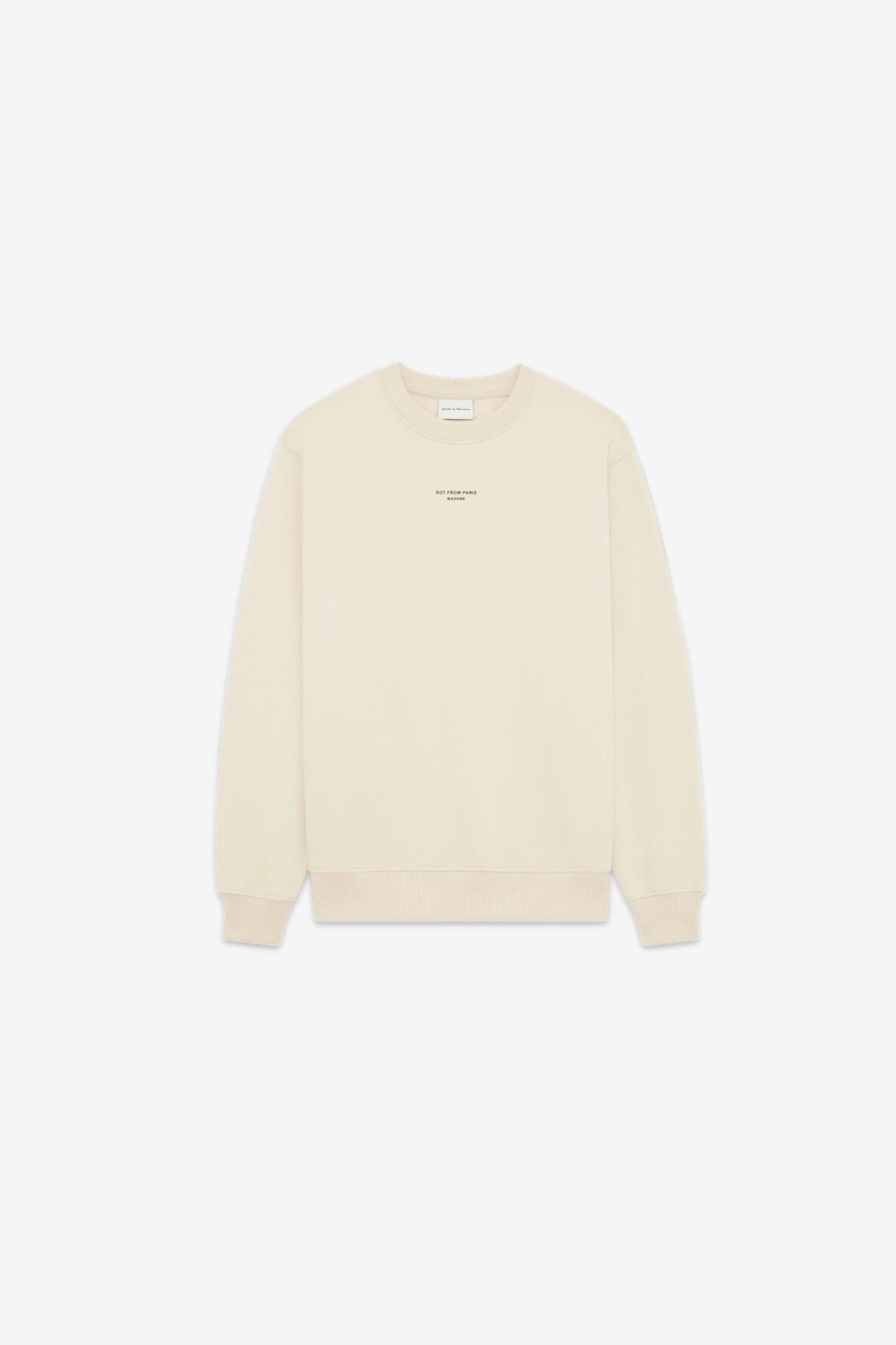 LE SWEATSHIRT SLOGAN CLASSIQUE - MASTIC