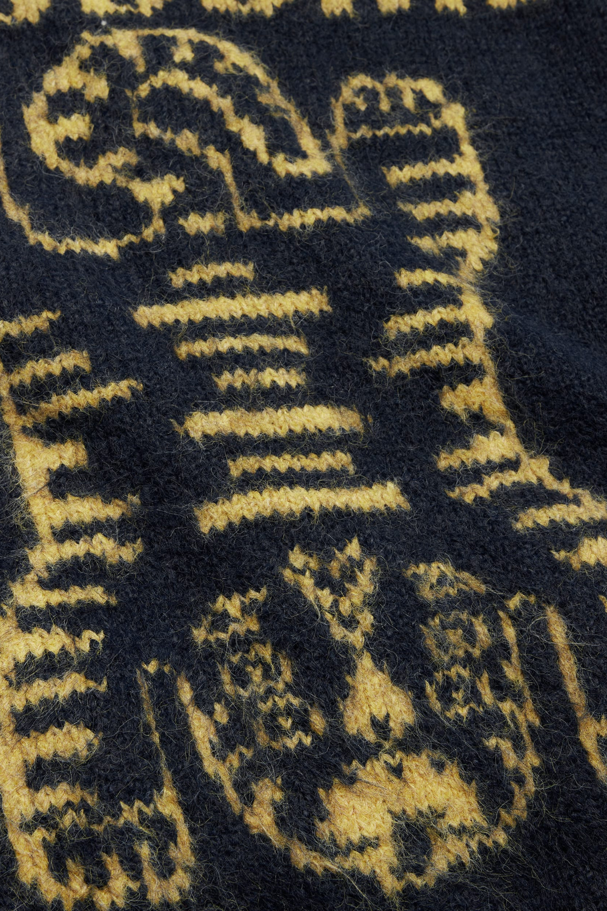 KOON ZIP TIGER CARDIGAN - NAVY