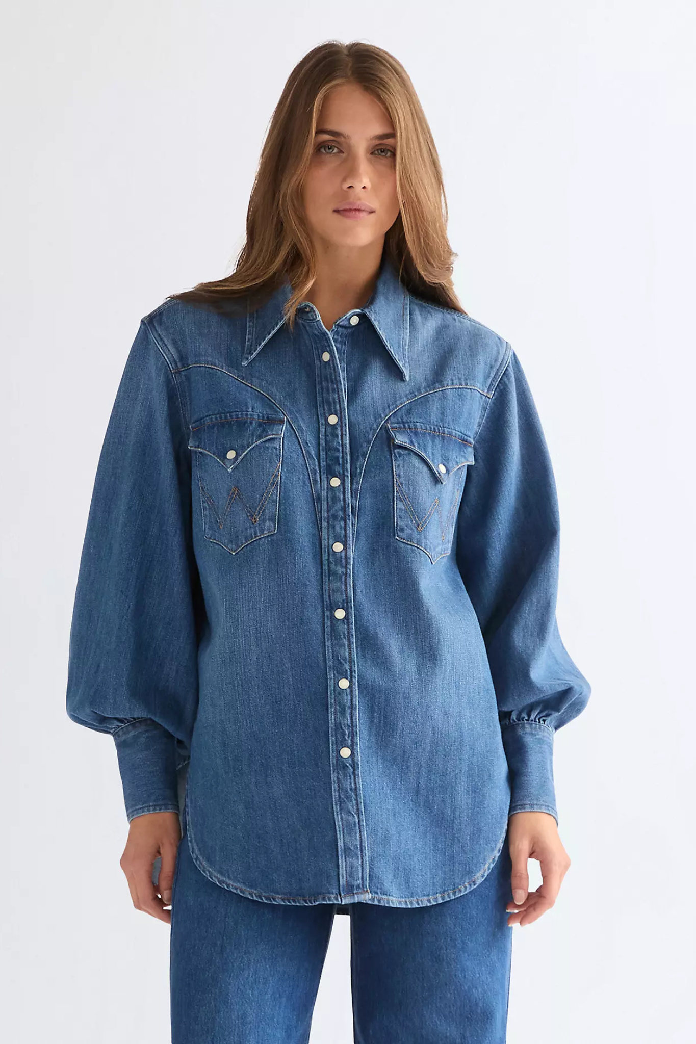 EXAGGERATED WESTERN SHIRT - COURT CLASSIC