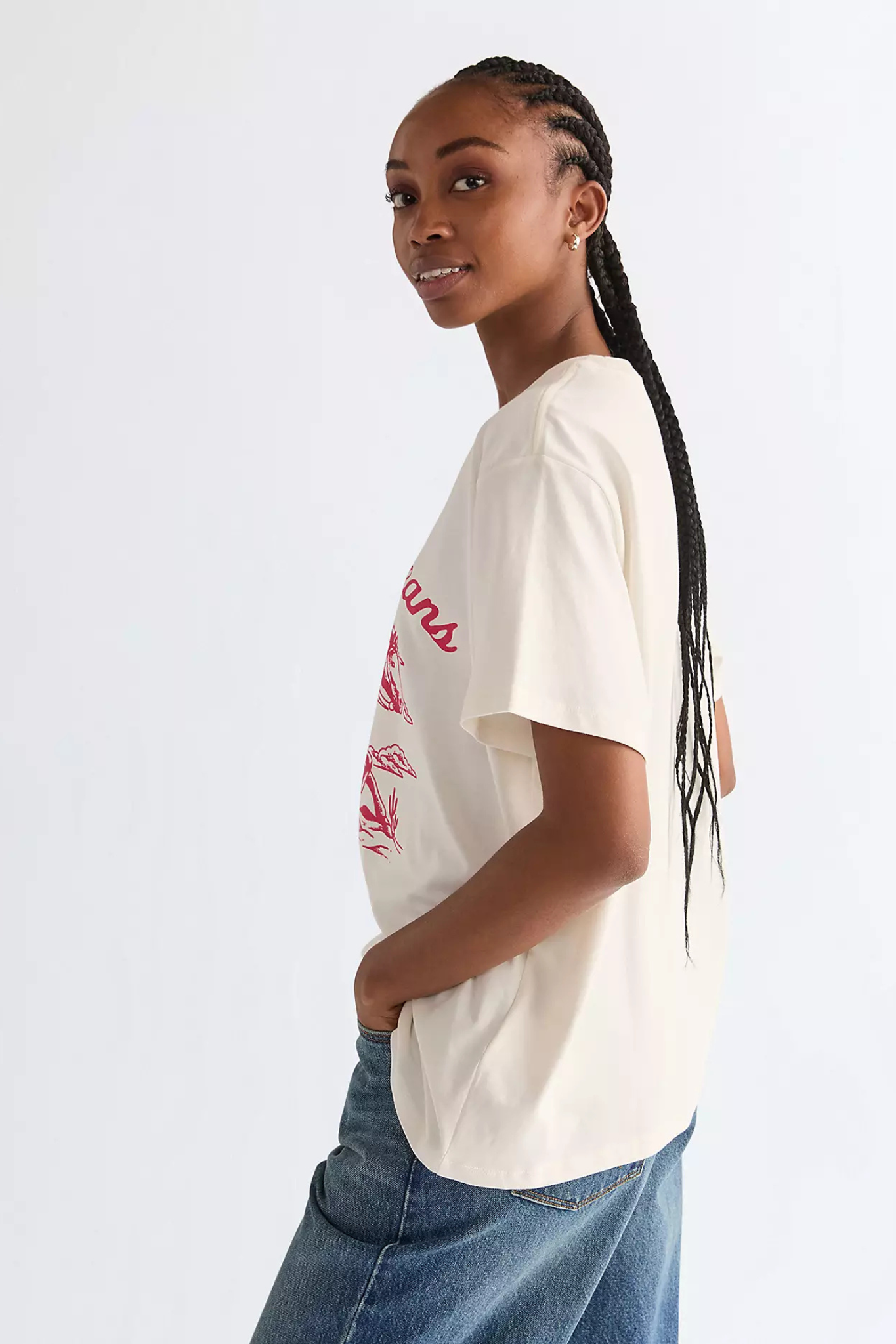 GIRLFRIEND T-SHIRT - WORN WHITE