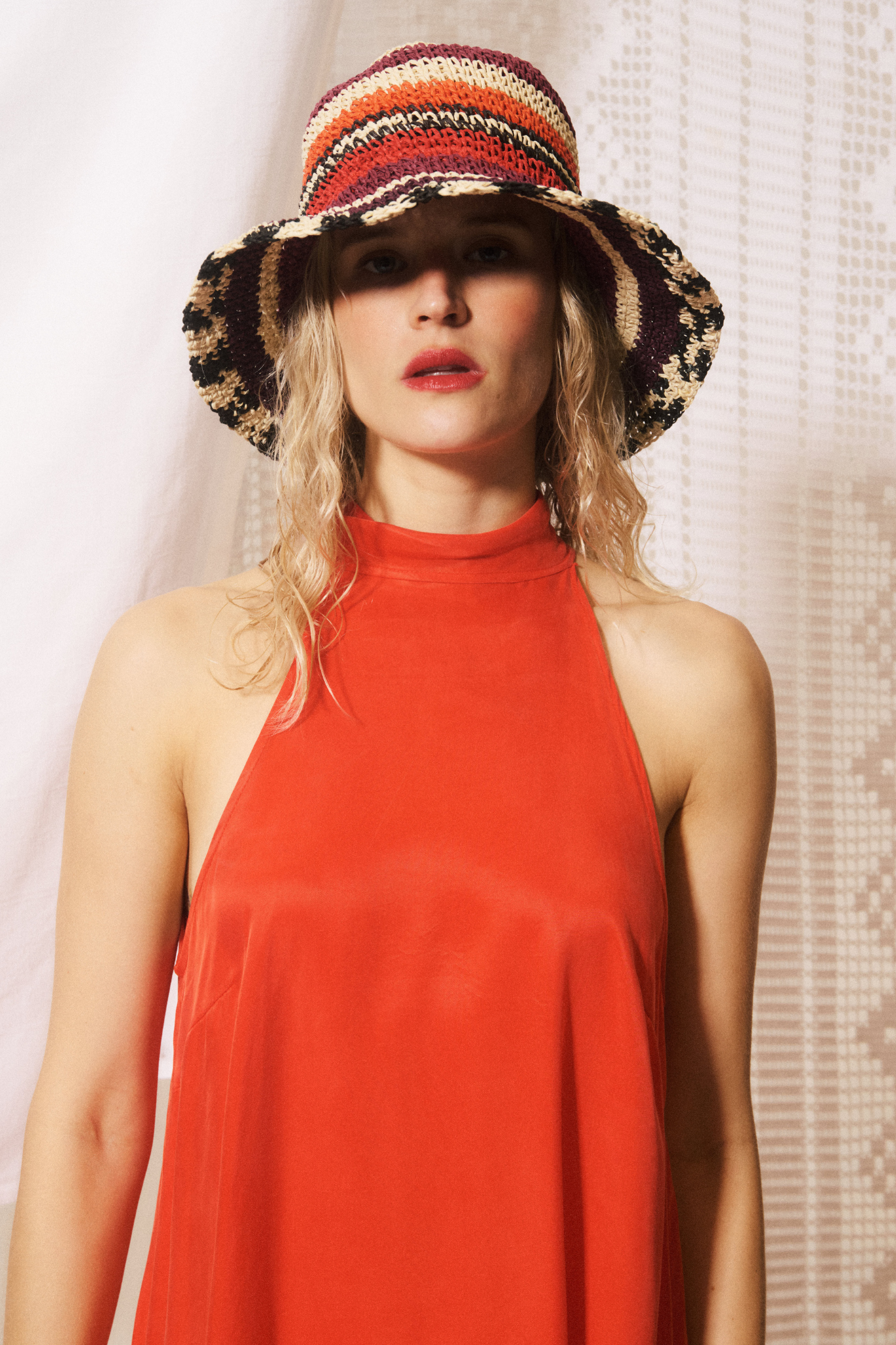CATELLO DRESS - CORAIL
