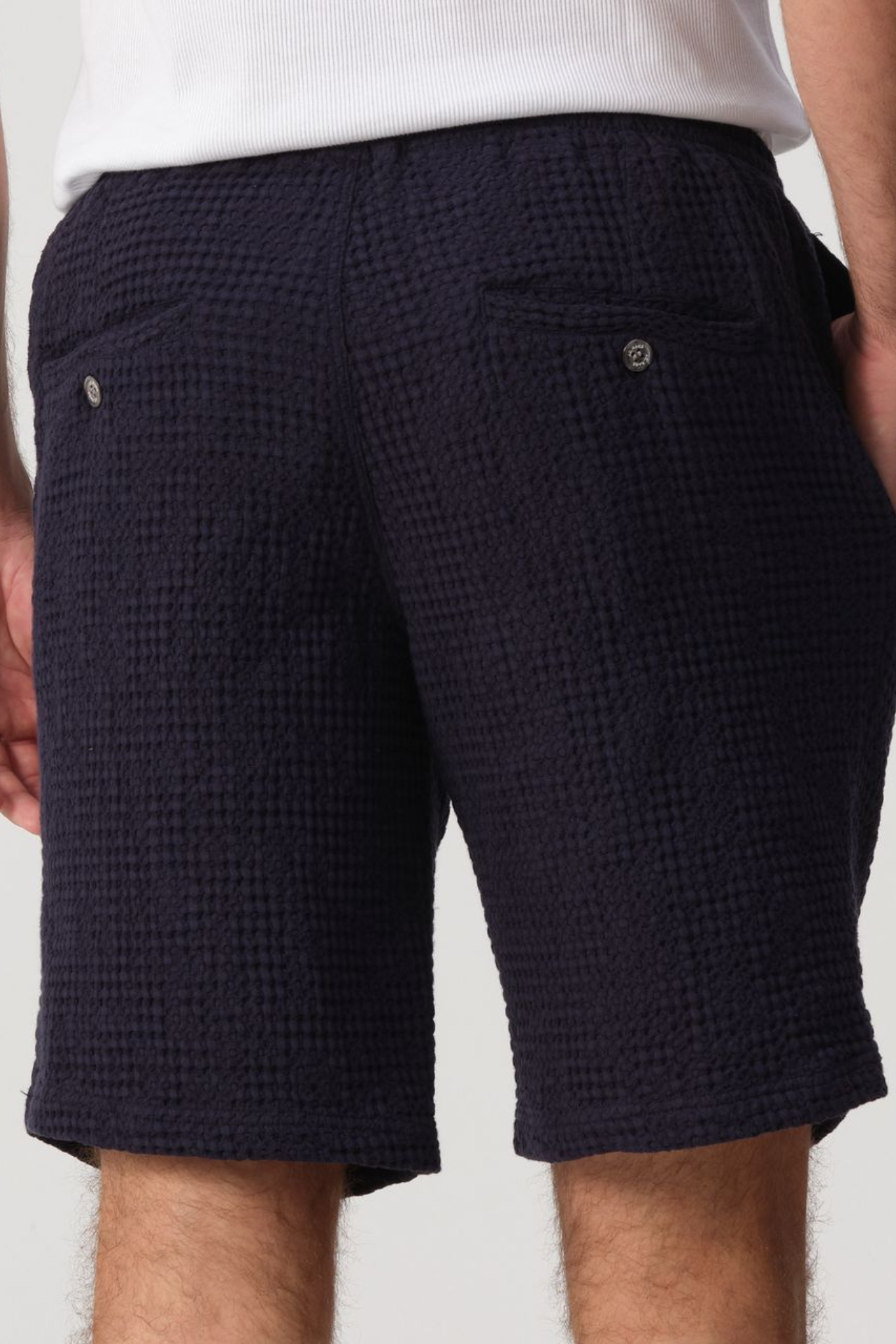 ANDY WAFFLE SHORT - SKY CAPTAIN