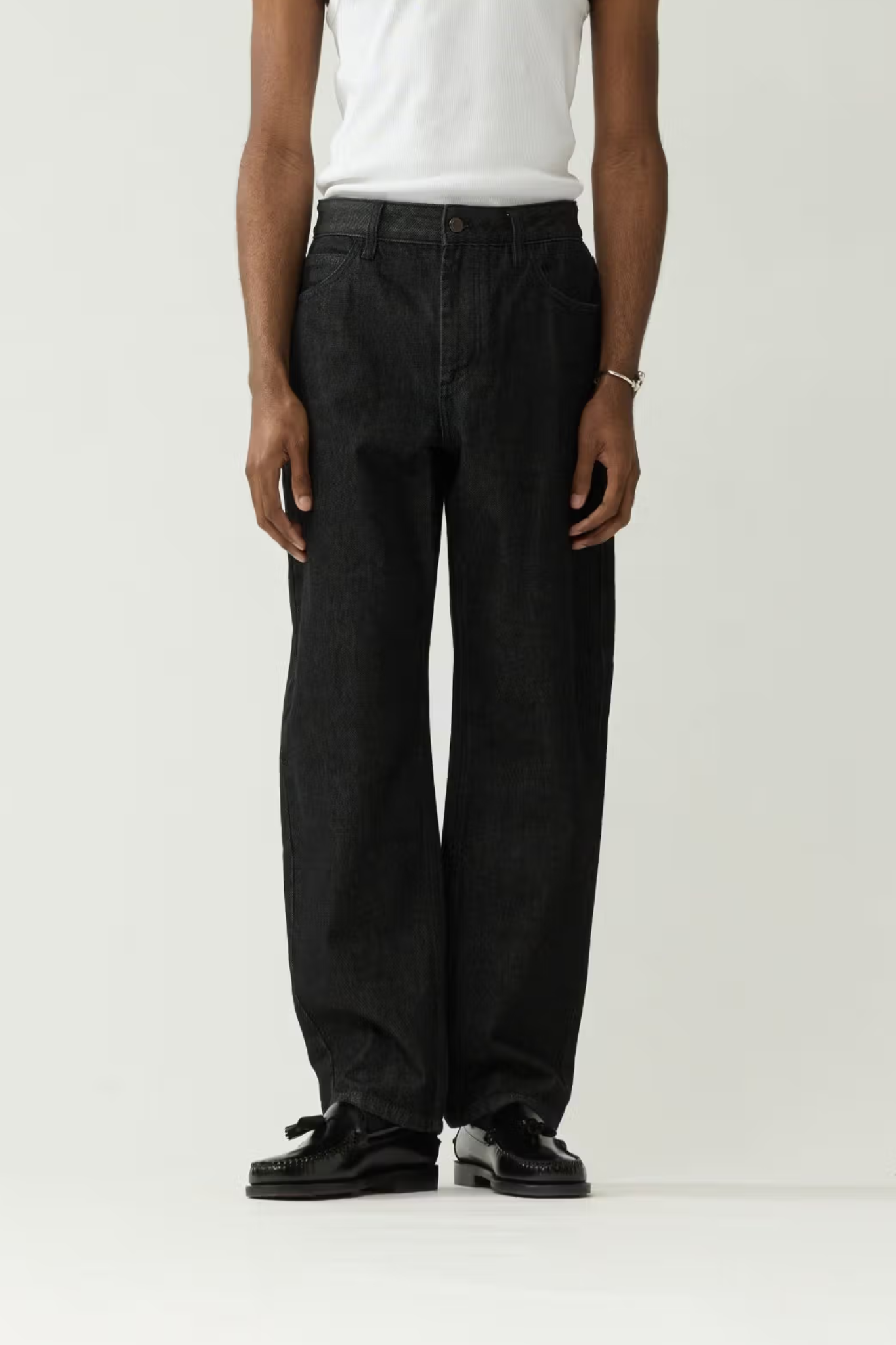 252 DENIM PANTS - BLACK