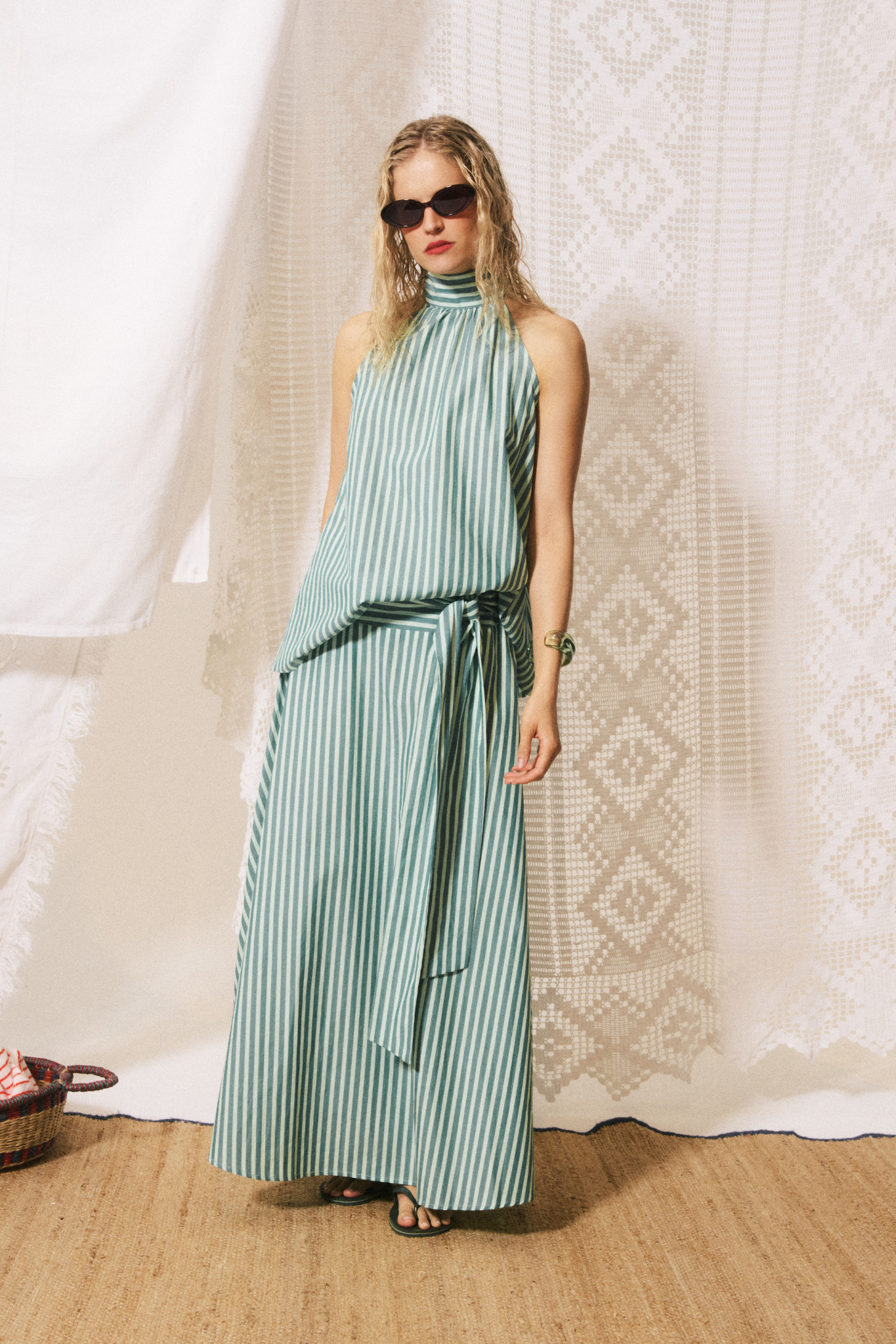 CARMINE SKIRT - VERT RIVAGE