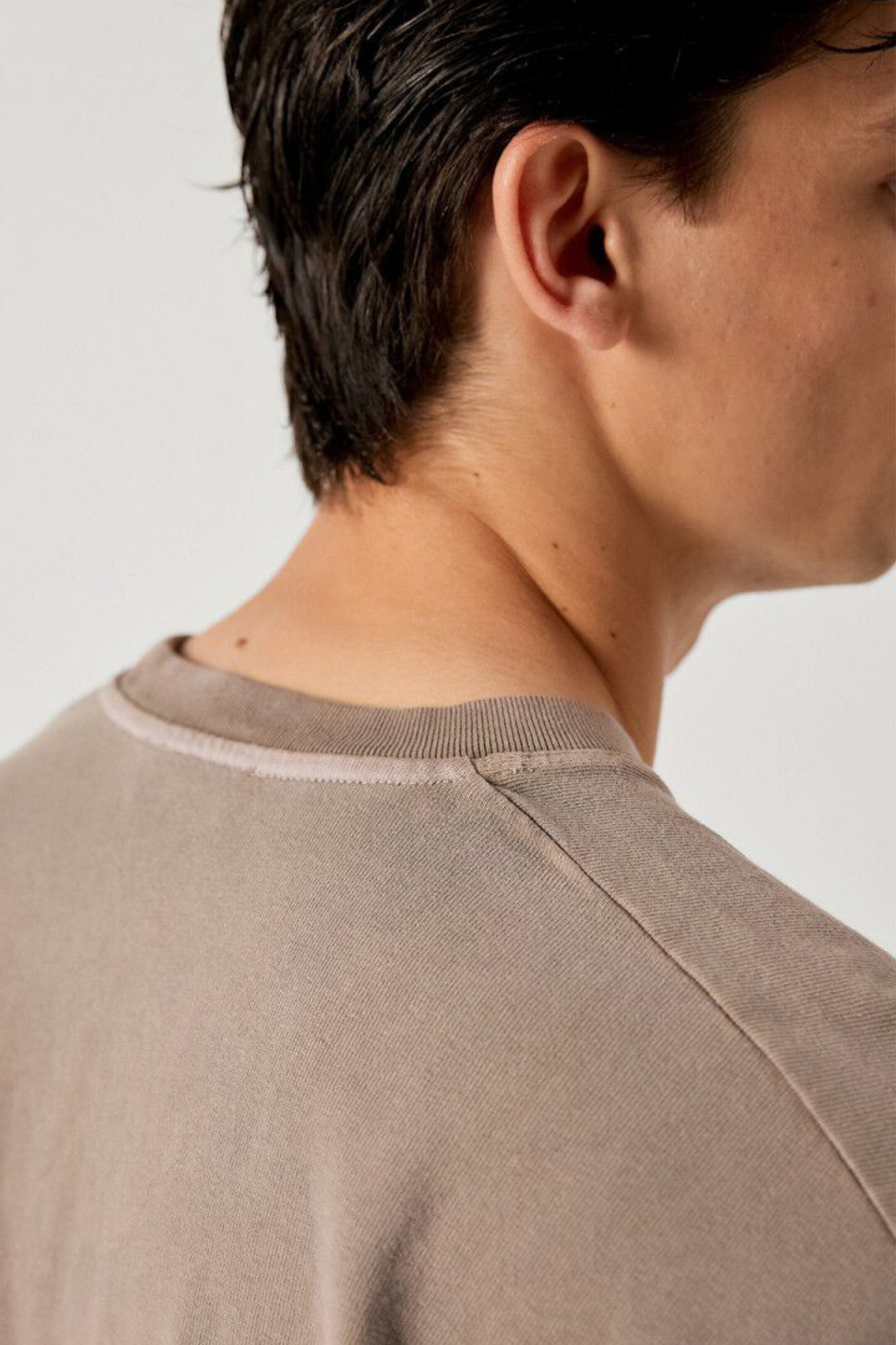 AFOMA T-SHIRT LONGSLEEVES MEN - GRISOU SPRAY VINTAGE