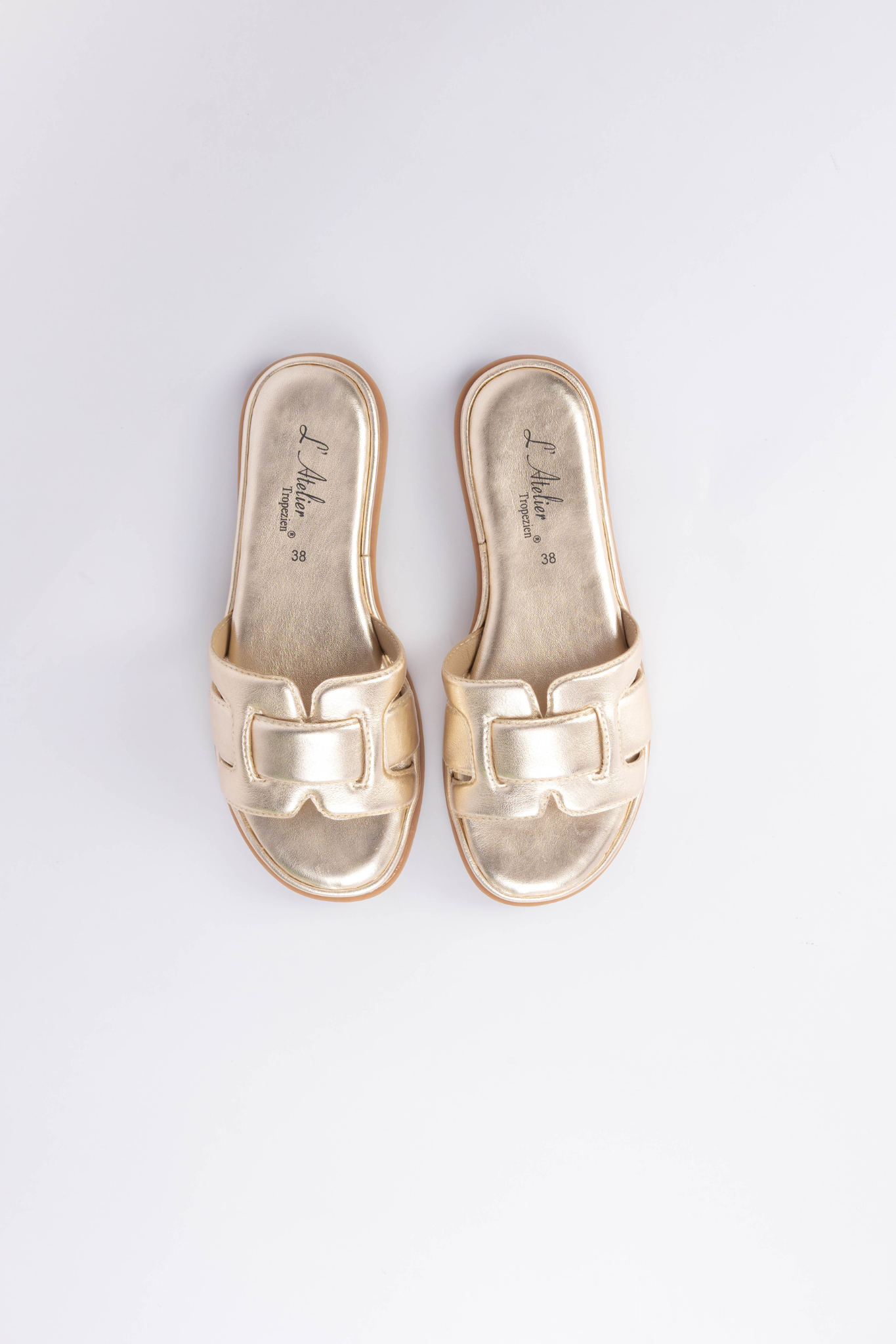 CHARLIE SANDALS - GOLD