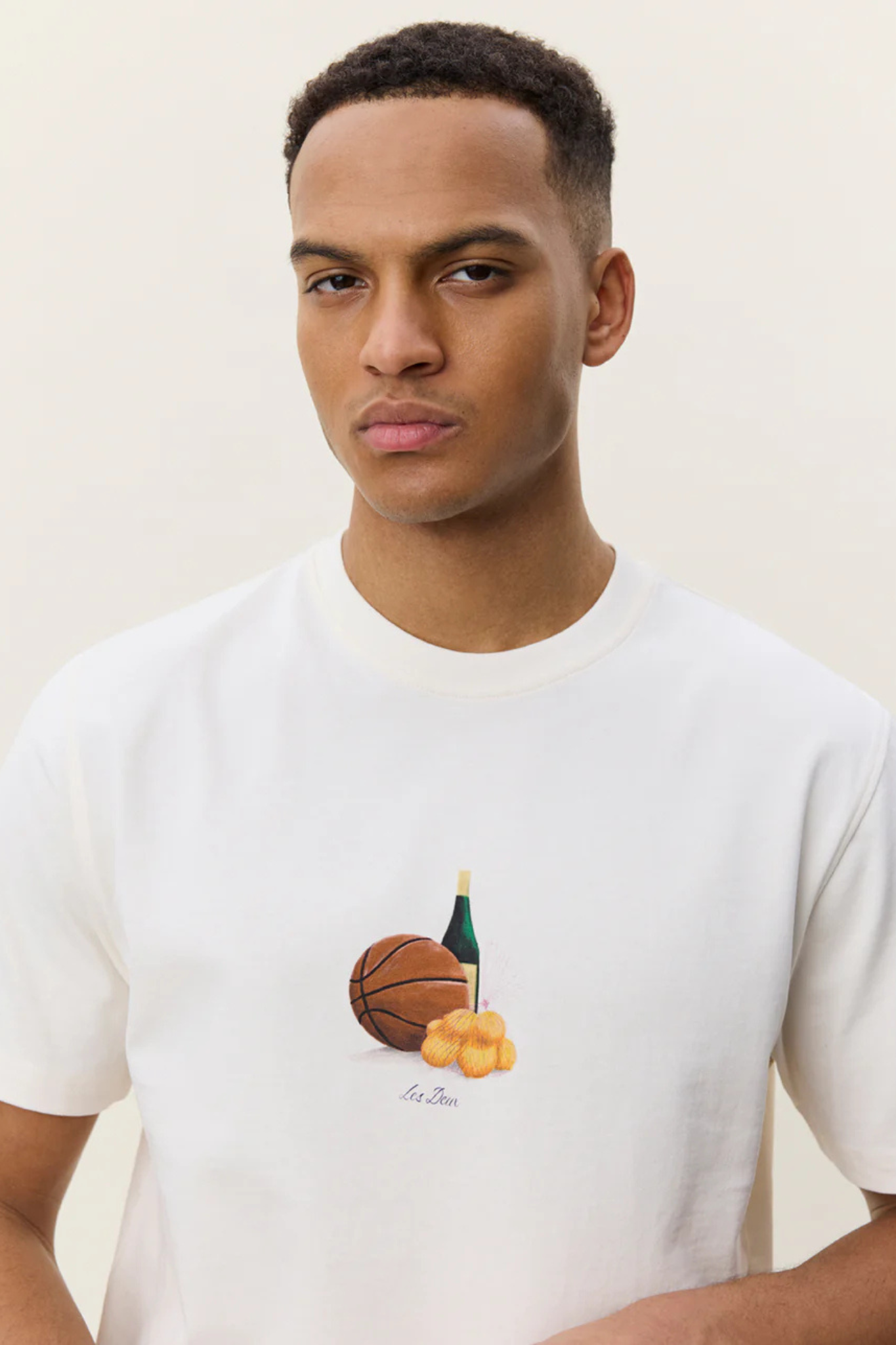 LEMONS T-SHIRT - EGGNOG WHITE