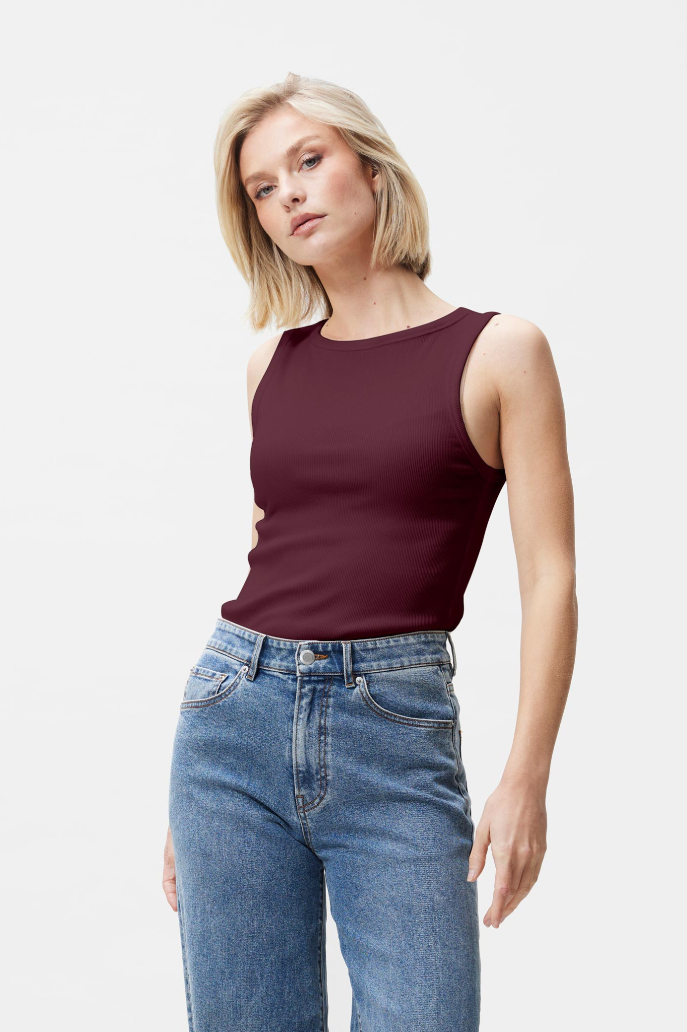 CLASSIC RIB SINGLET - WINETASTING