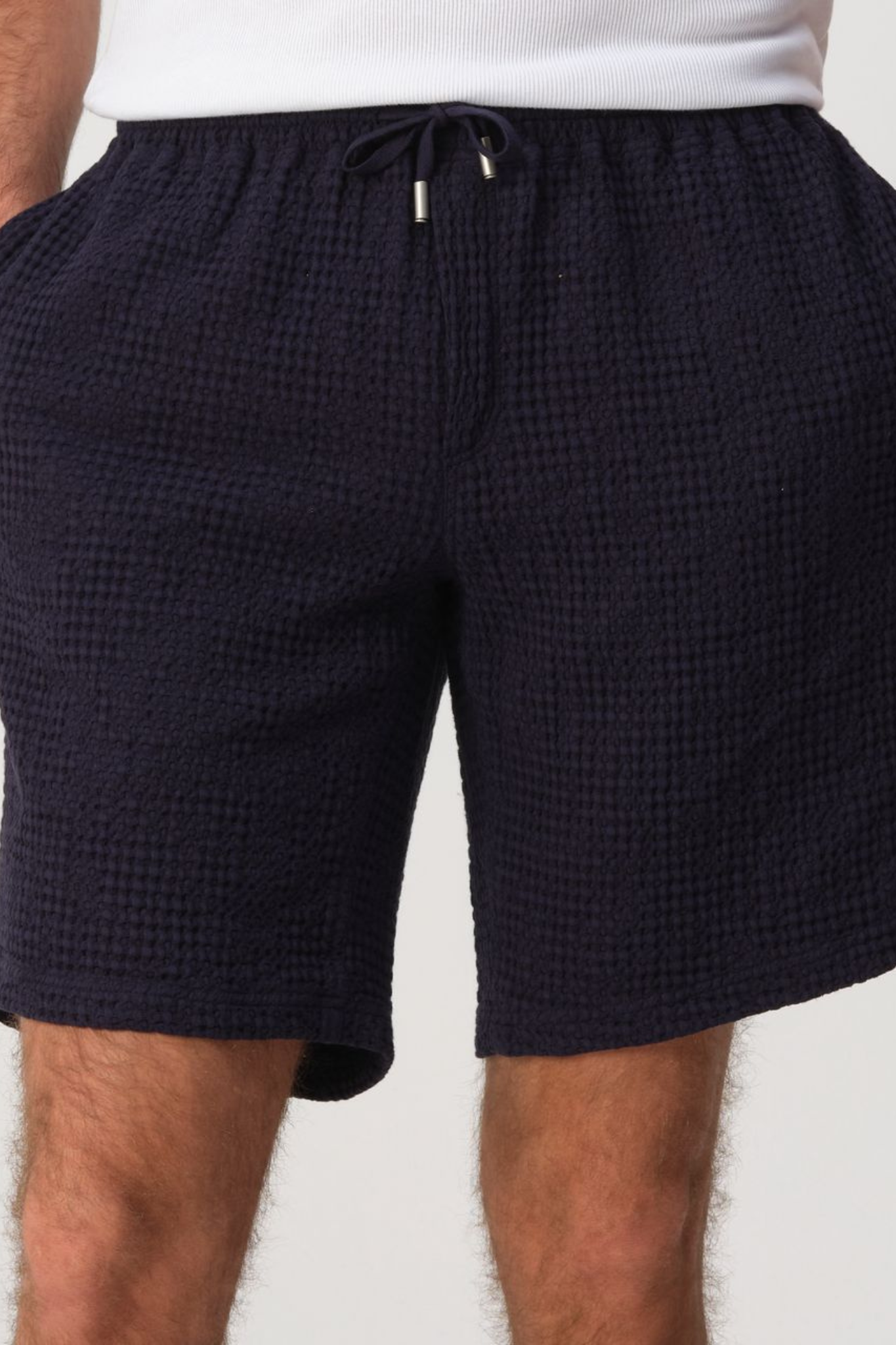 ANDY WAFFLE SHORT - SKY CAPTAIN