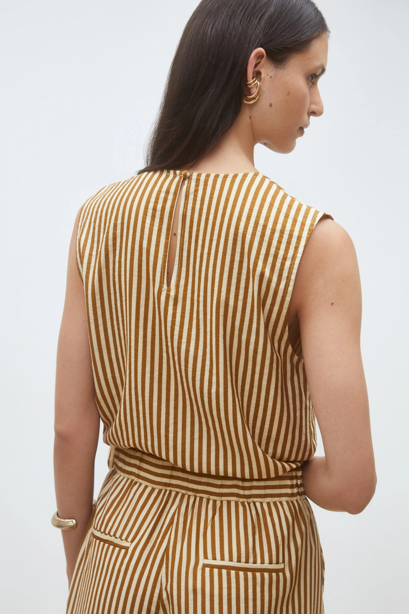 LISTO BLOUSE - CAMEL