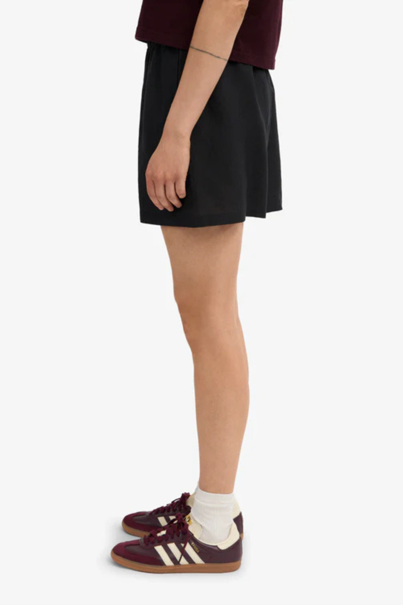 LINEN SHORTS - DEEP BLACK