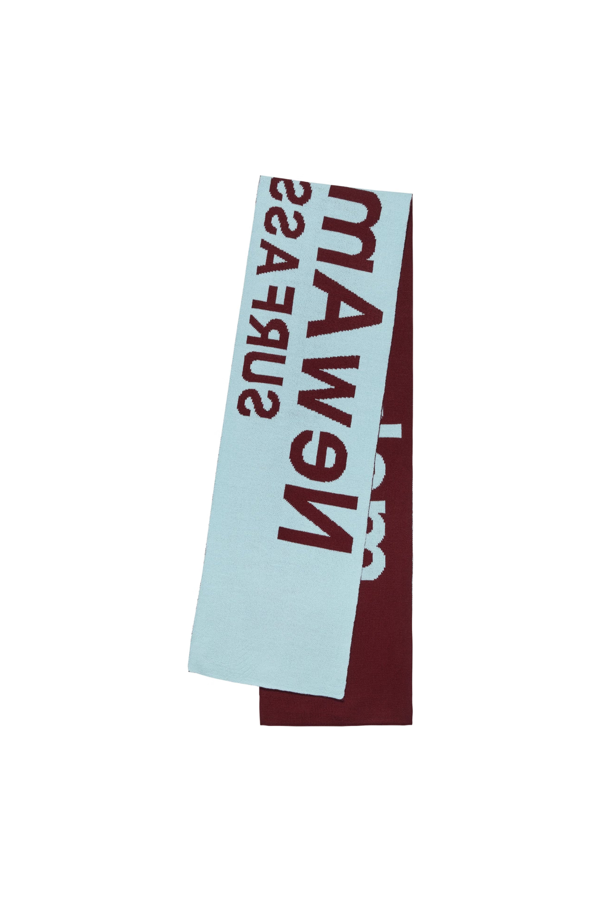 NAME SCARF - BORDAUX