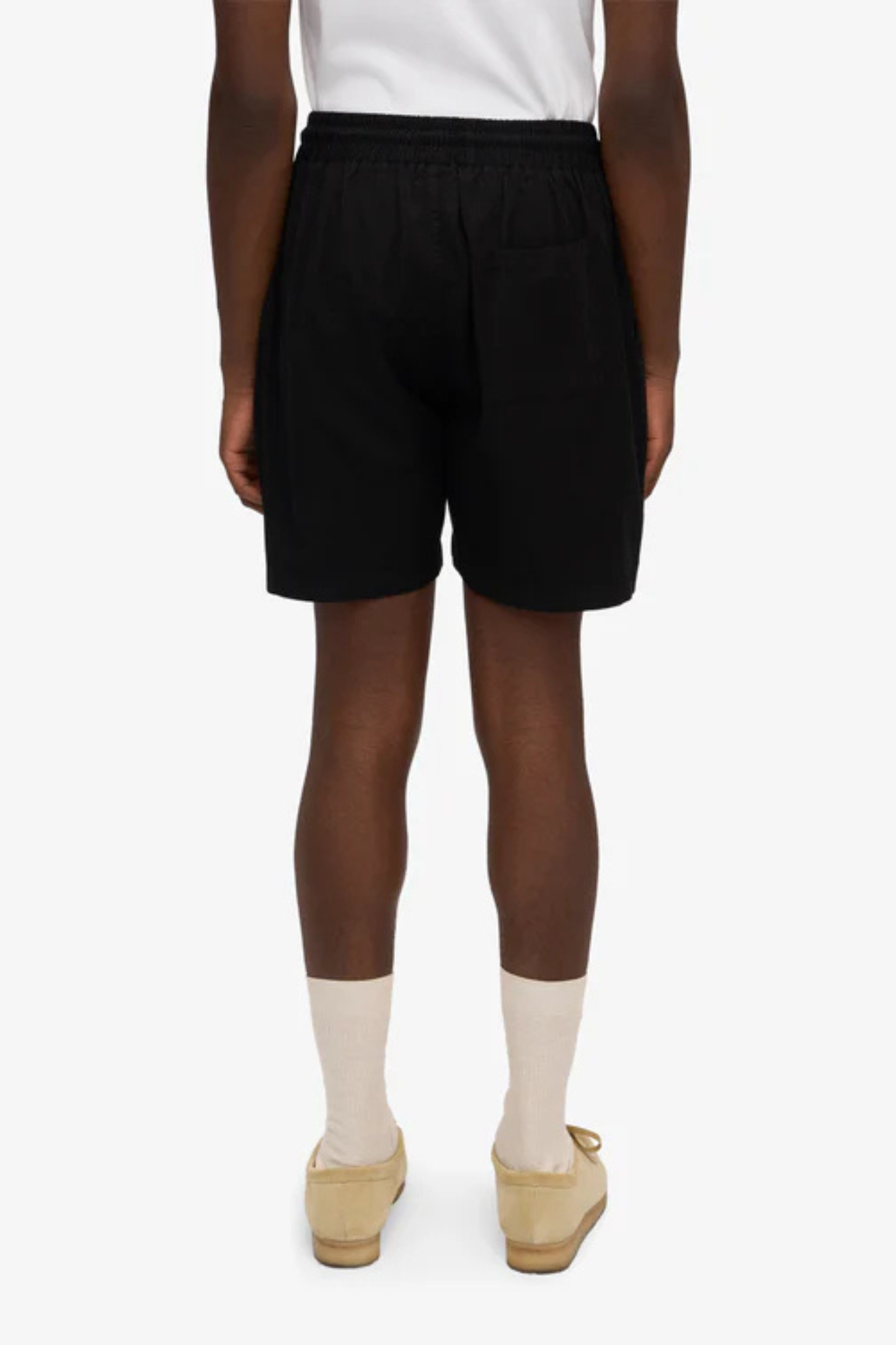 ORGANIC TWILL SHORTS - DEEP BLACK