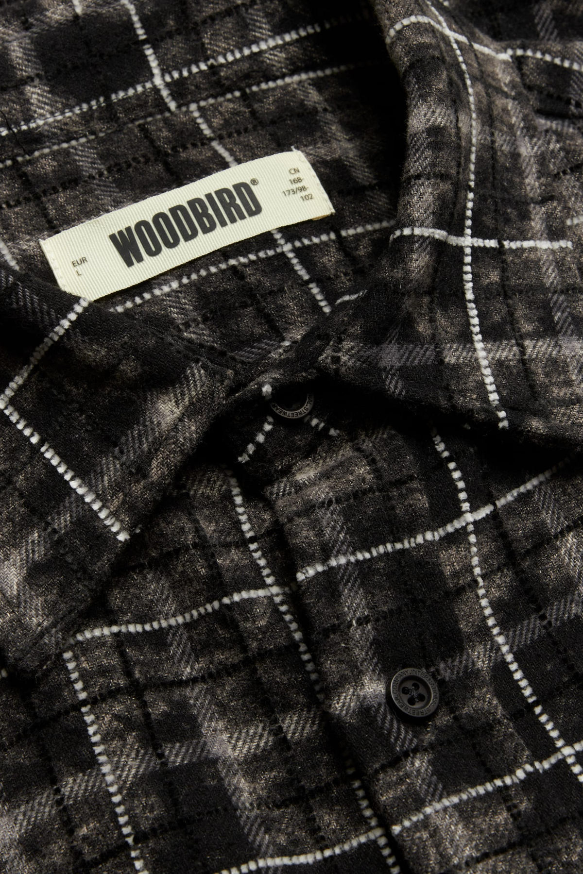 JONG WASH CHECK SHIRT - HONEY/DARK OLIVE
