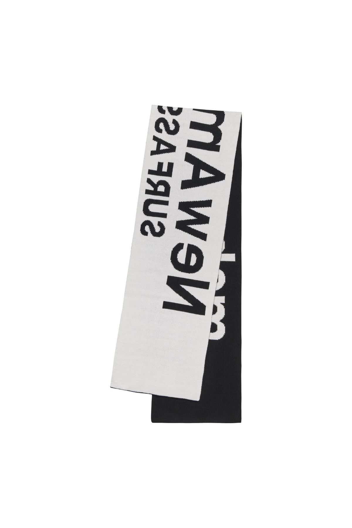 NAME SCARF - BLACK