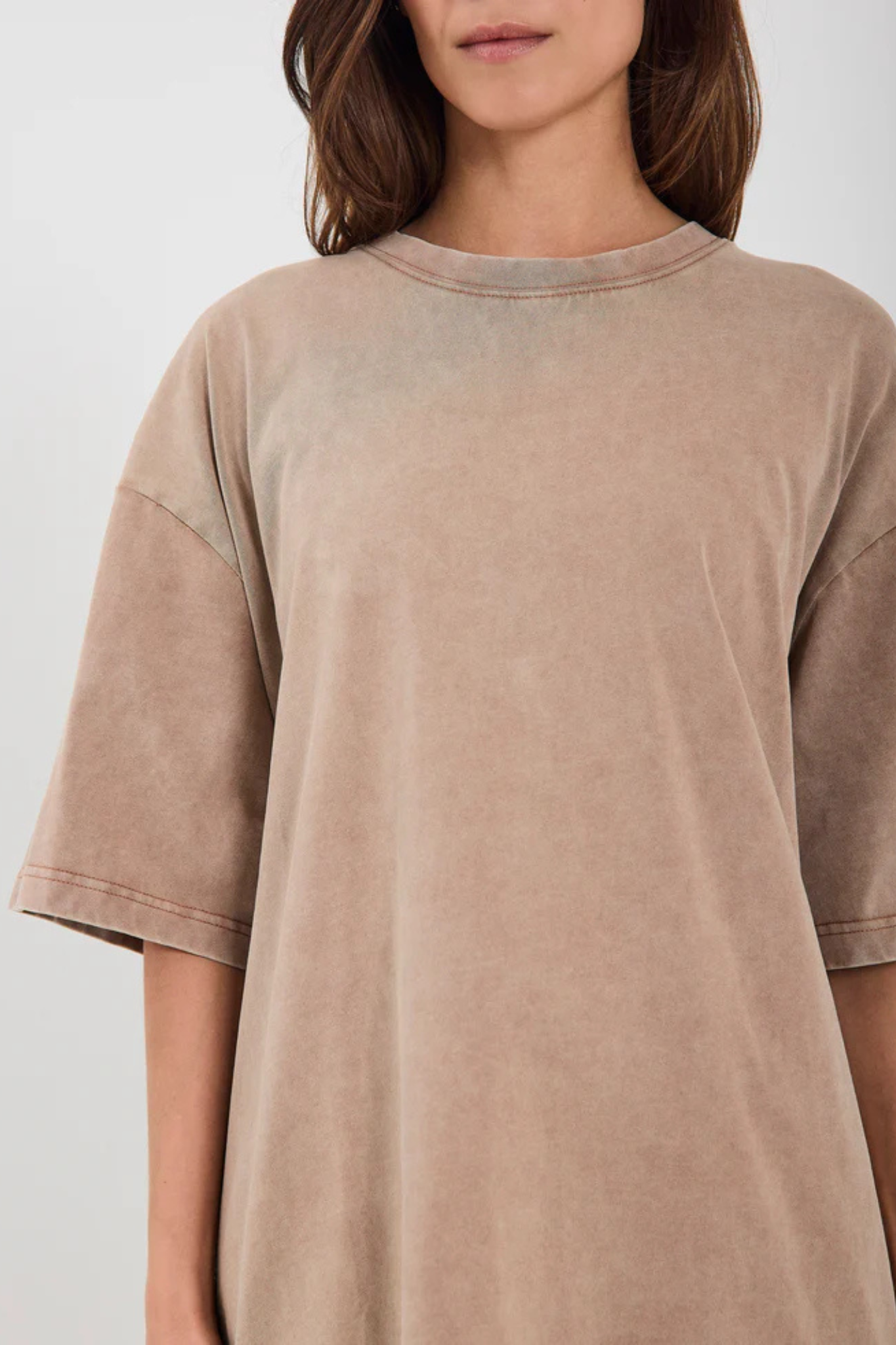 SCOTTIE T-SHIRT - CAMEL WASHED