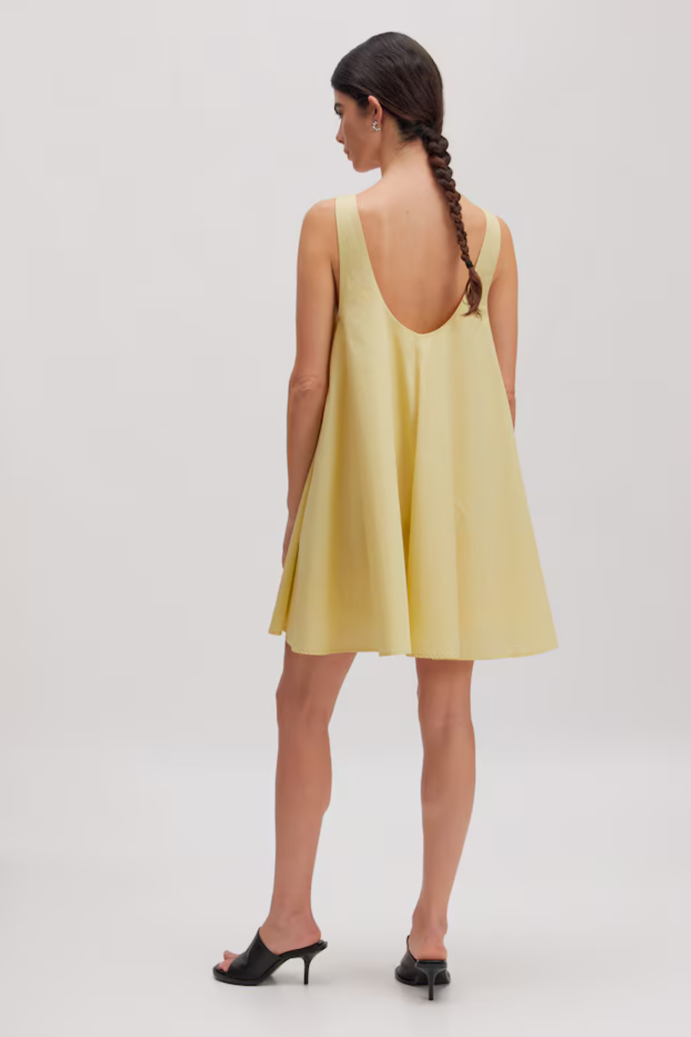 KIRA DRESS - DUSTY YELLOW