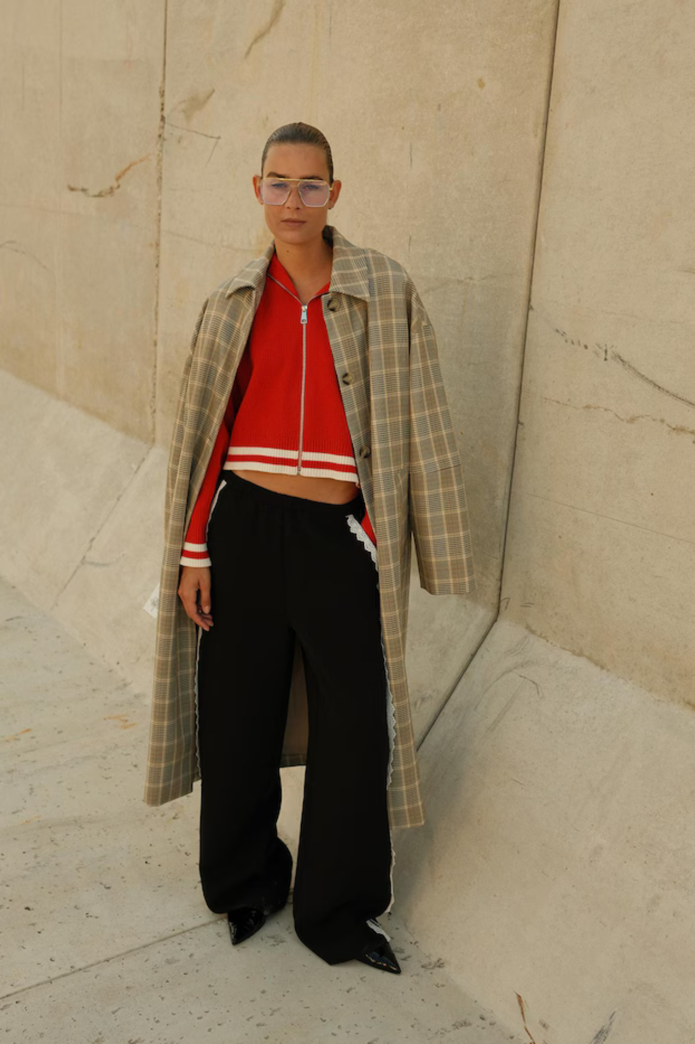 NASTASJA COAT - CHECK