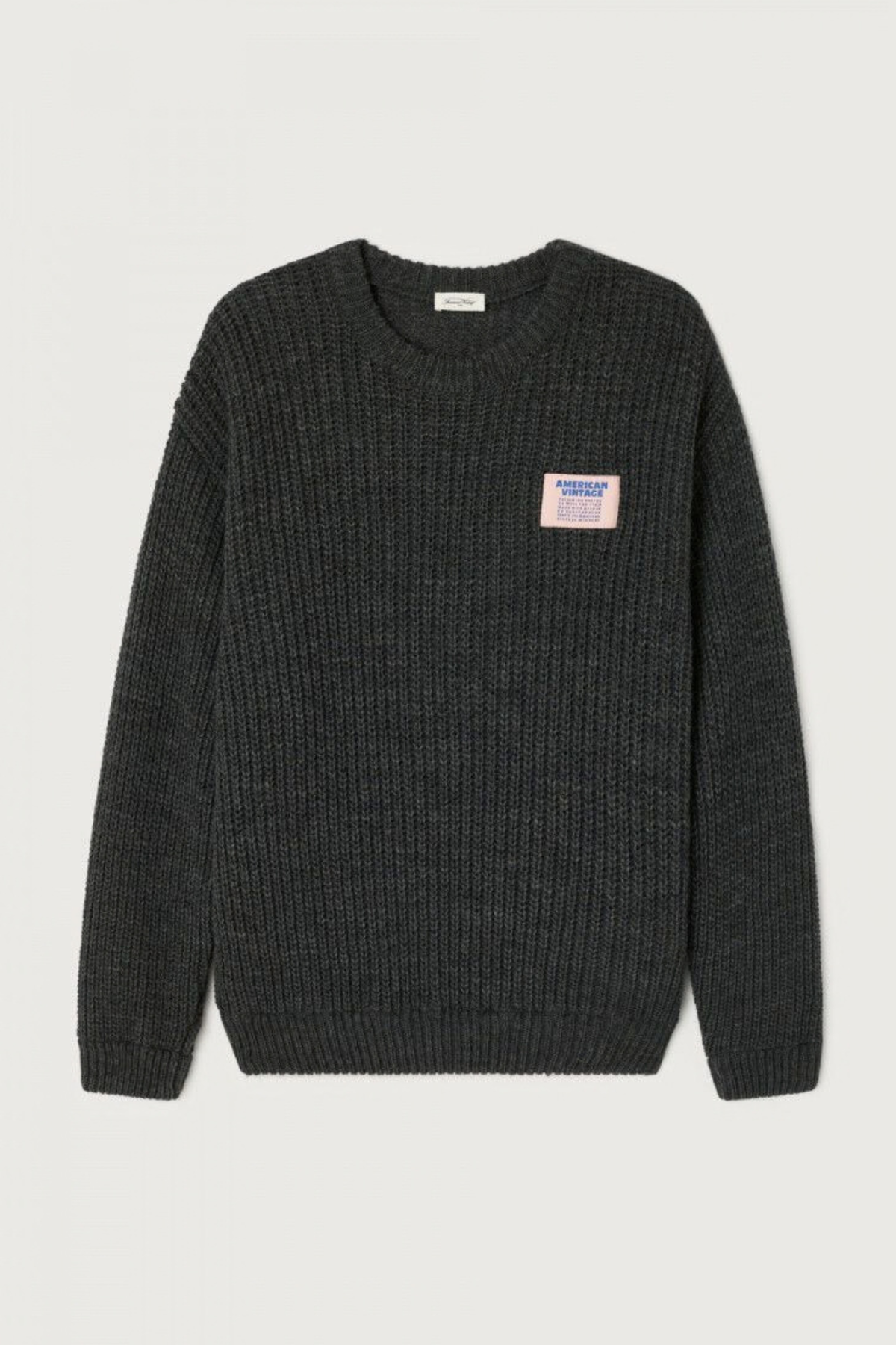 CYROW SWEATER MEN - ANTHRACITE CHINE
