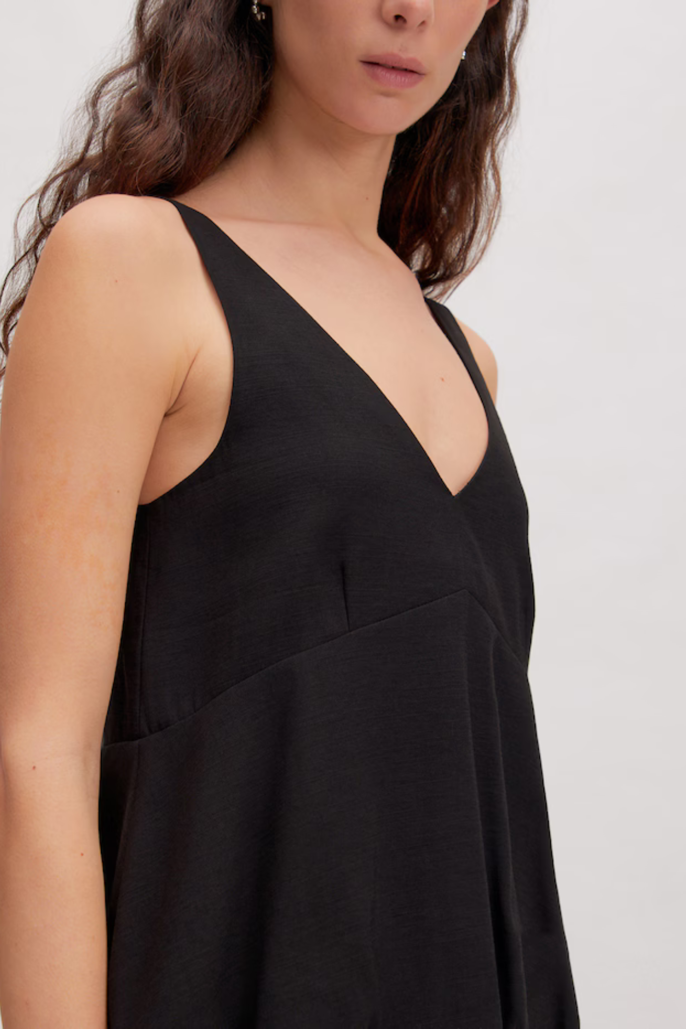 ZOJA PEPLUM TOP - BLACK