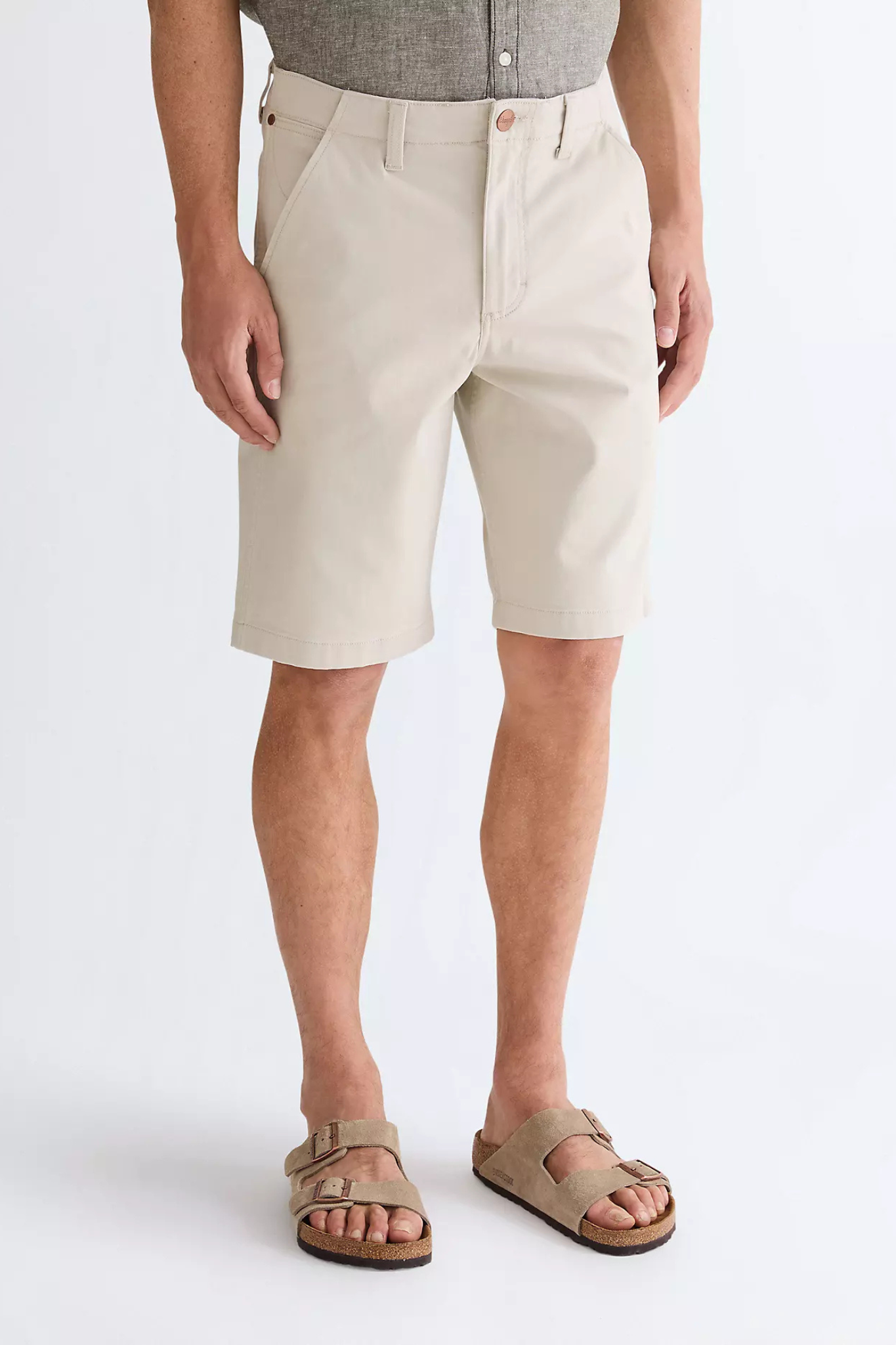 CHINO SHORTS - PELICAN