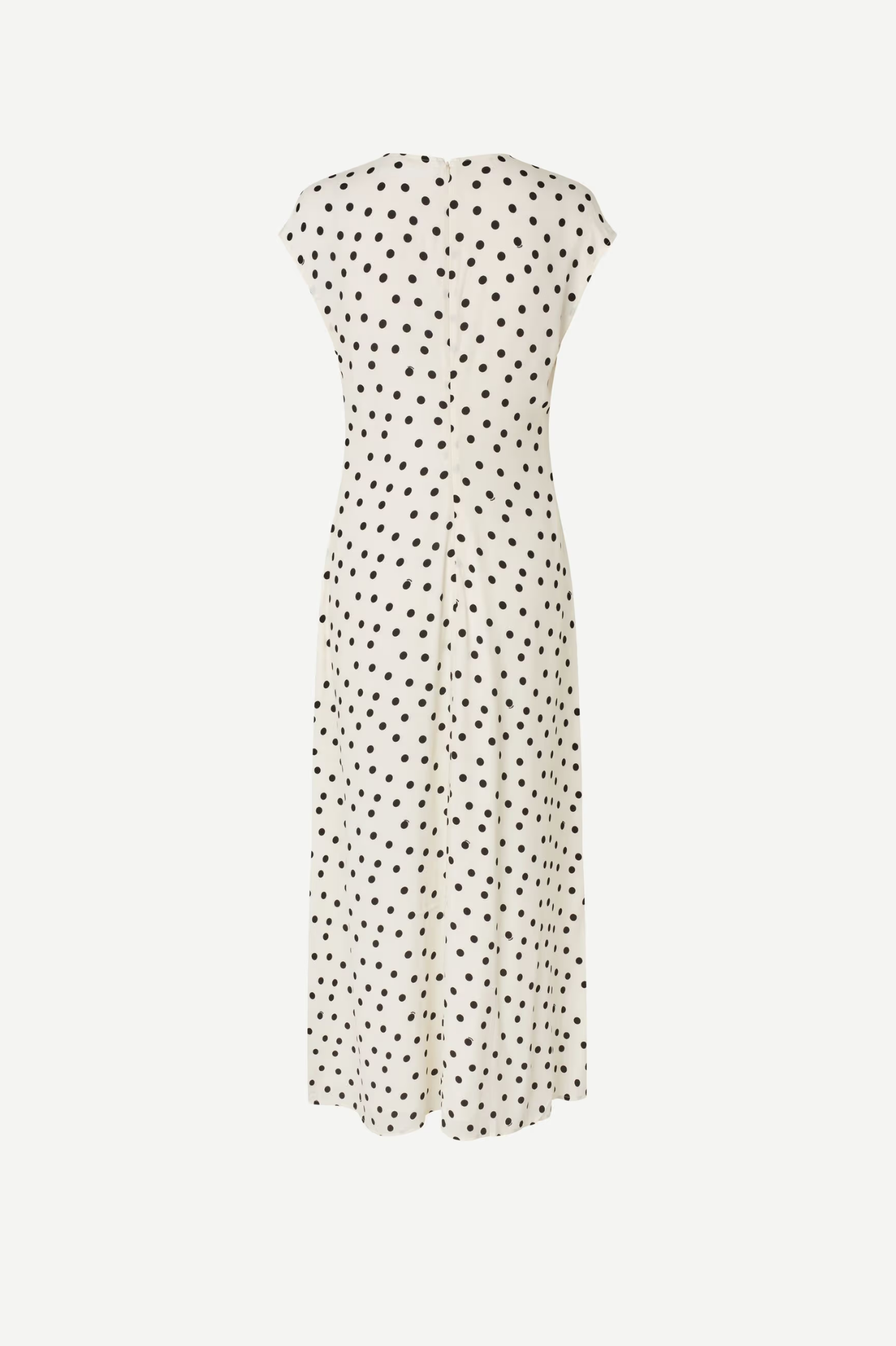 POPPY DRESS - DRIFTING DOTS EGRET