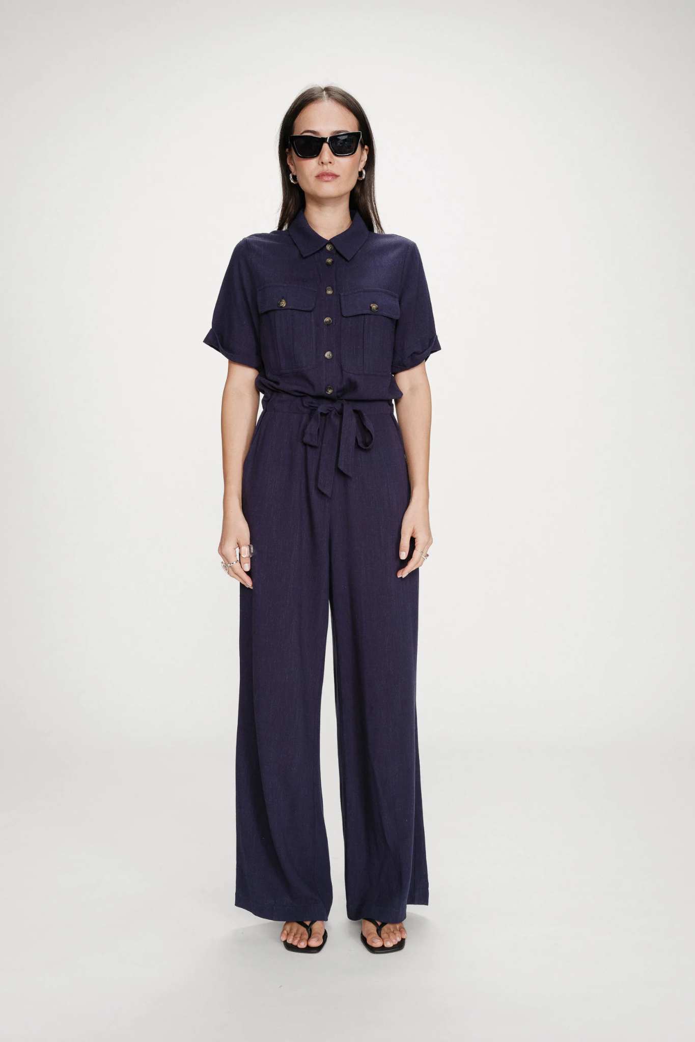 VANELLE JUMPSUIT - MARINE